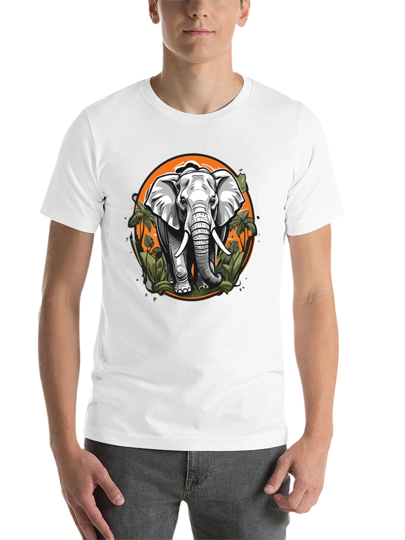 Black Elephant Graphic Tee - Nature Lover's Apparel view 14