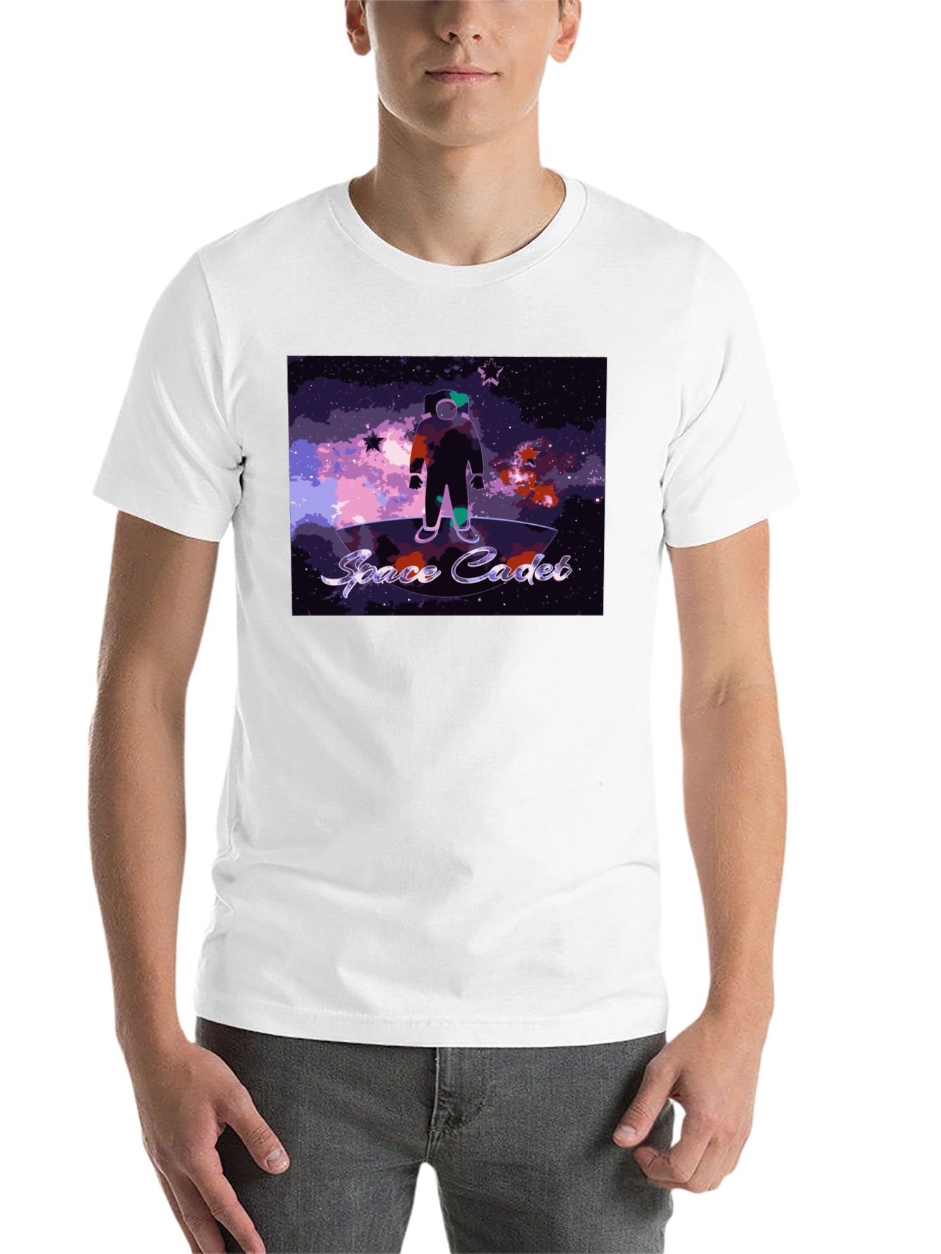 Black Space Cadet Graphic Tee - Explore the Cosmos in Style! view 14