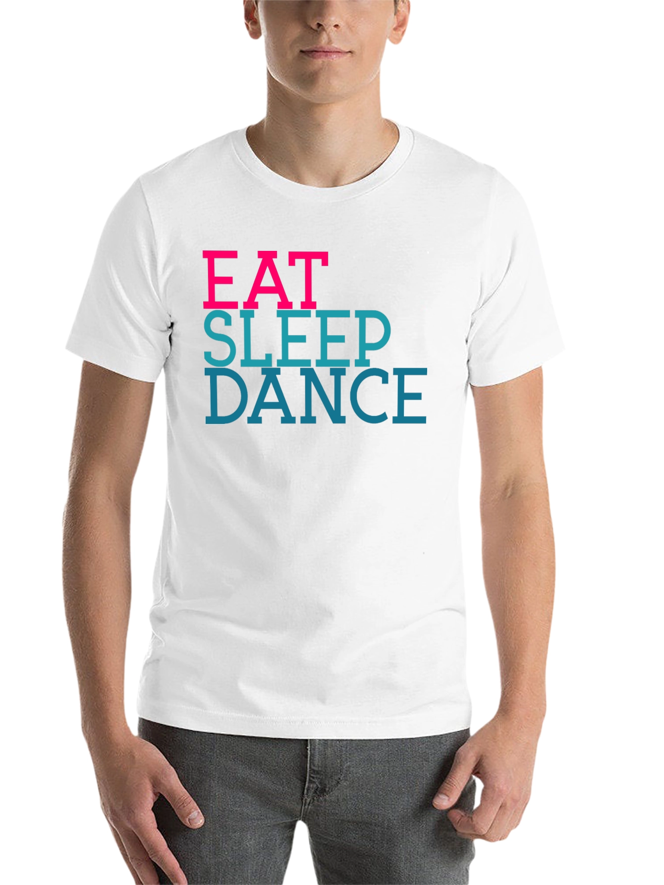 Black Eat Sleep Dance Black Graphic Tee view 14