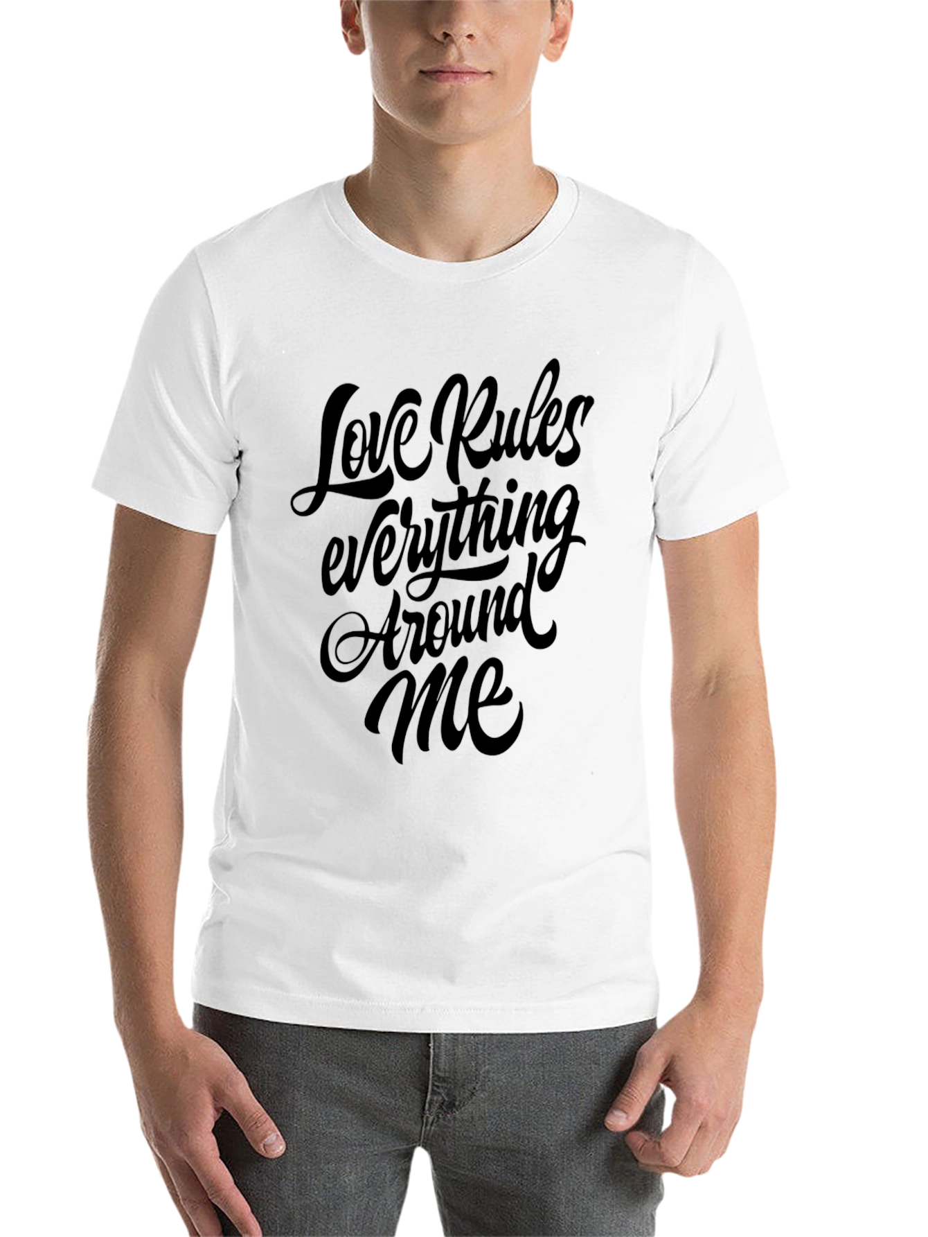 Black Love Rules Everything Around Me Graphic Tee view 14