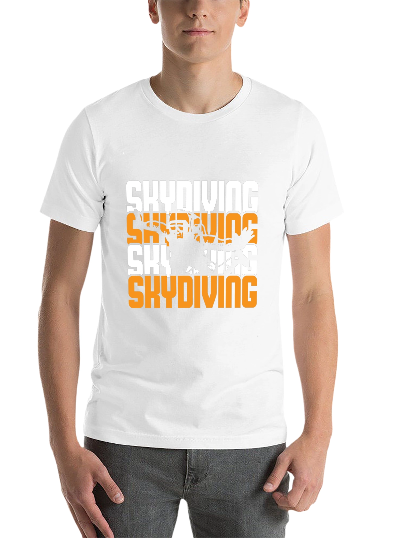 Black Skydiving Graphic Tee - Extreme Sportswear view 14