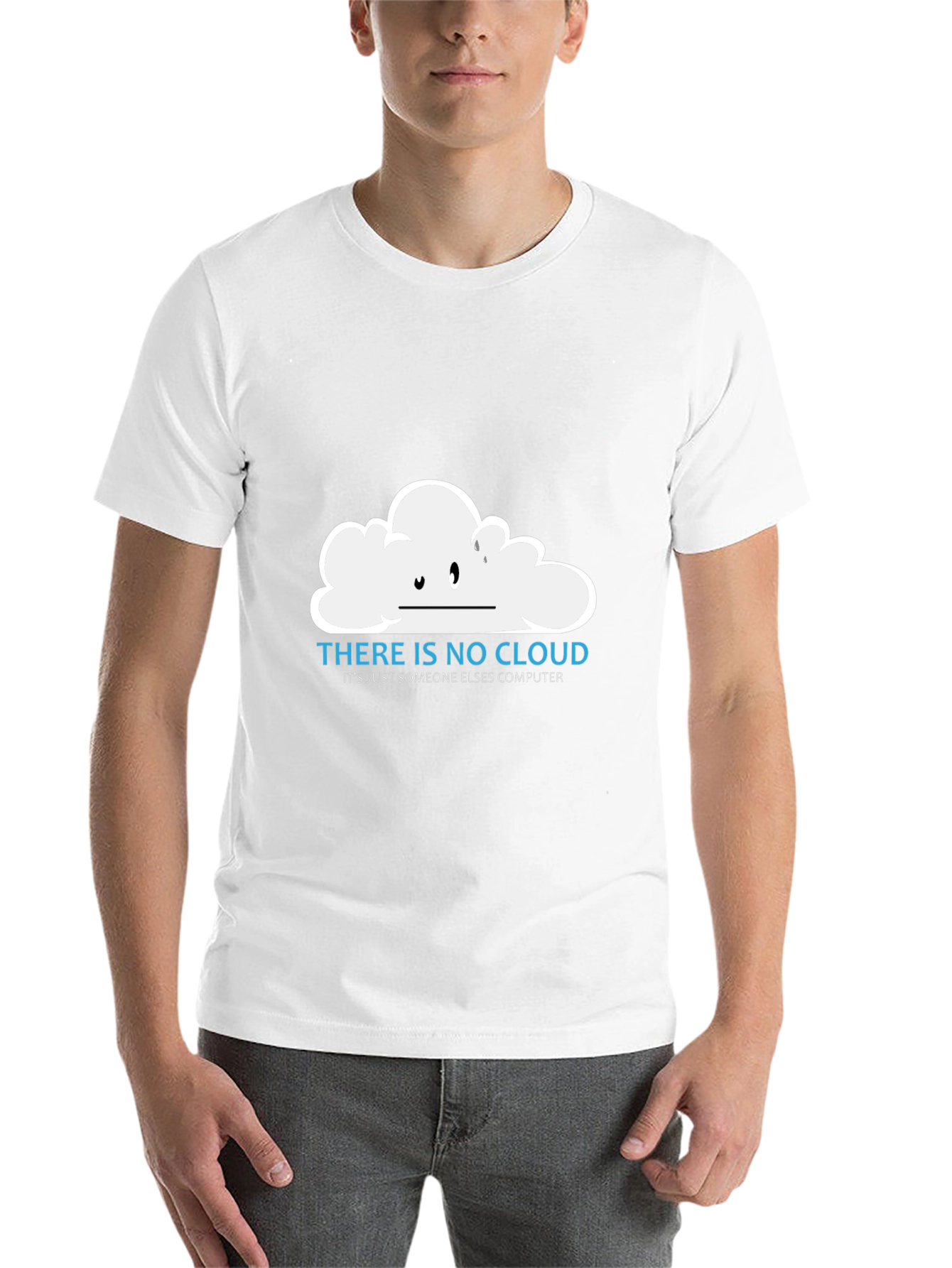 Black No Cloud Funny Tech T-Shirt - Programmer Gift view 14
