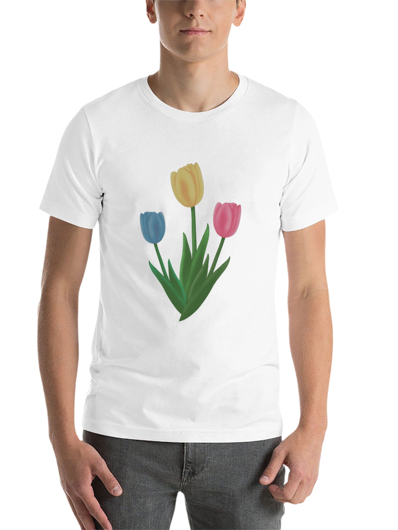 Black Tulip Trio Graphic Tee - Casual Comfort view 14