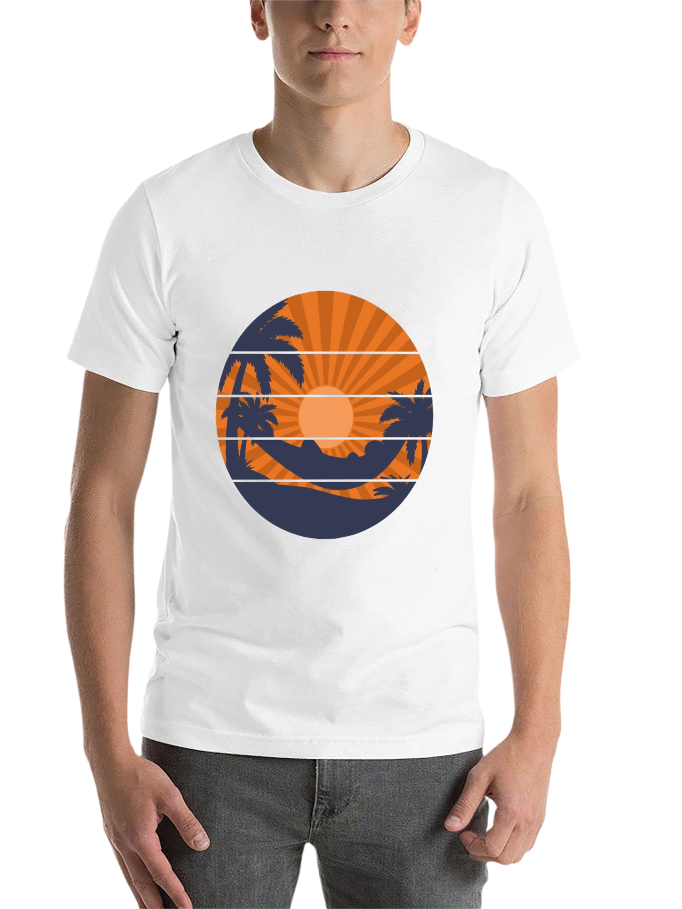 Black Tropical Sunset Graphic Tee - Island Vibes view 14