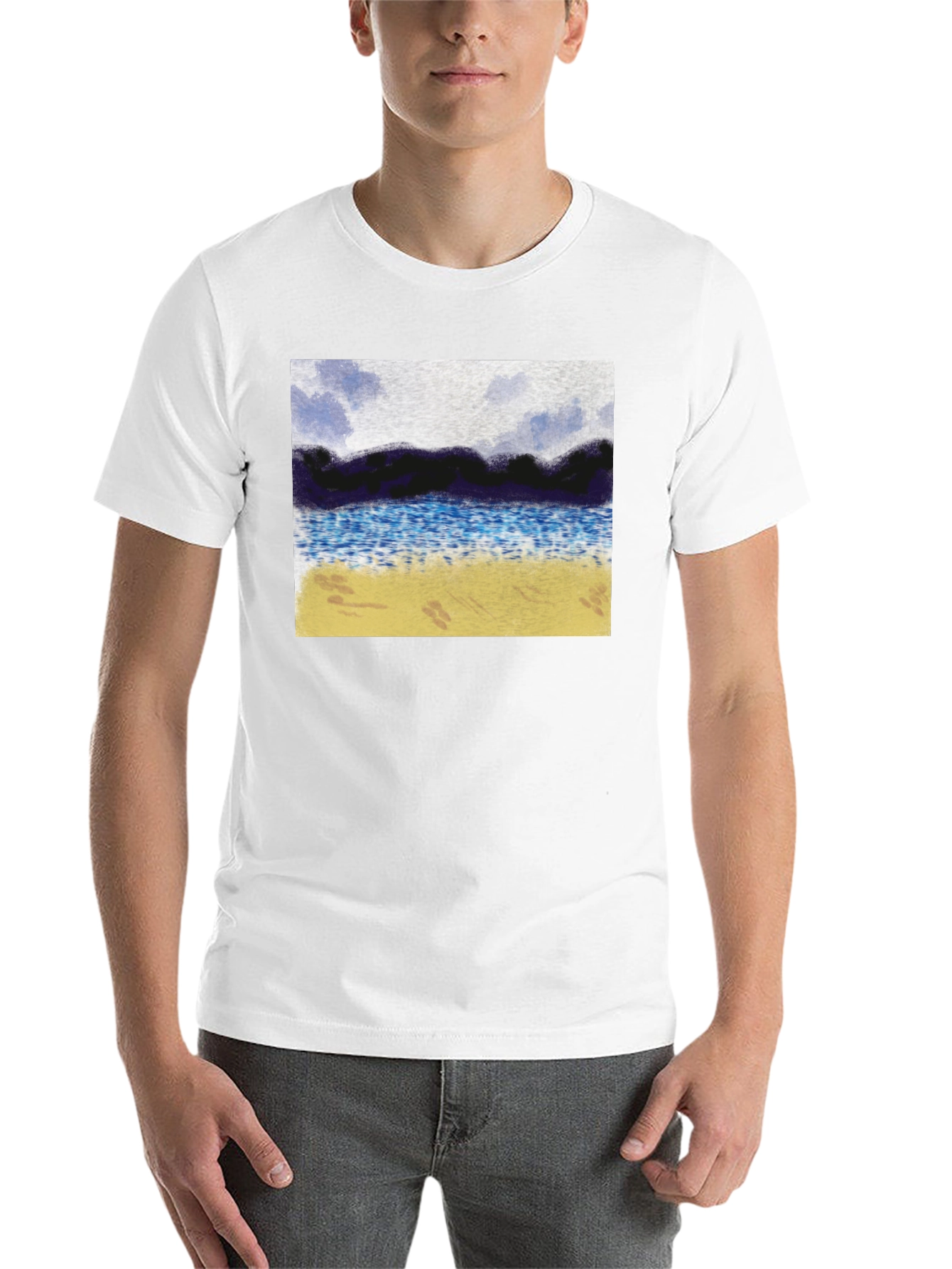 Black Beachfront T-Shirt - Coastal Style view 14