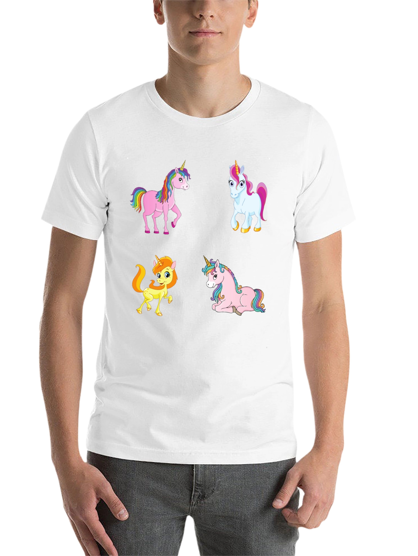 Black Unicorn Graphic Tee - Whimsical & Fun! view 14