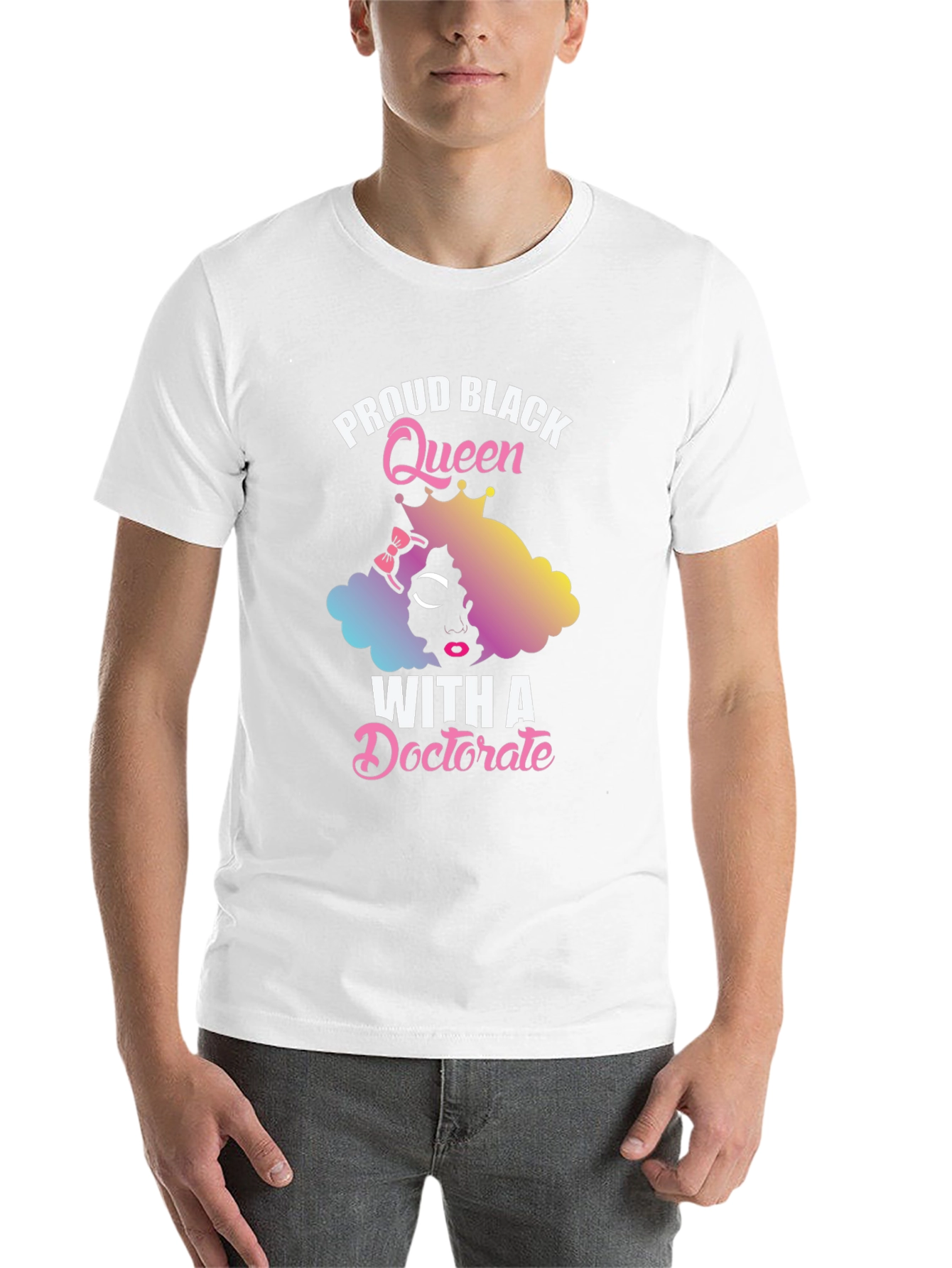 Black Proud Black Queen With A Doctorate T-Shirt view 14