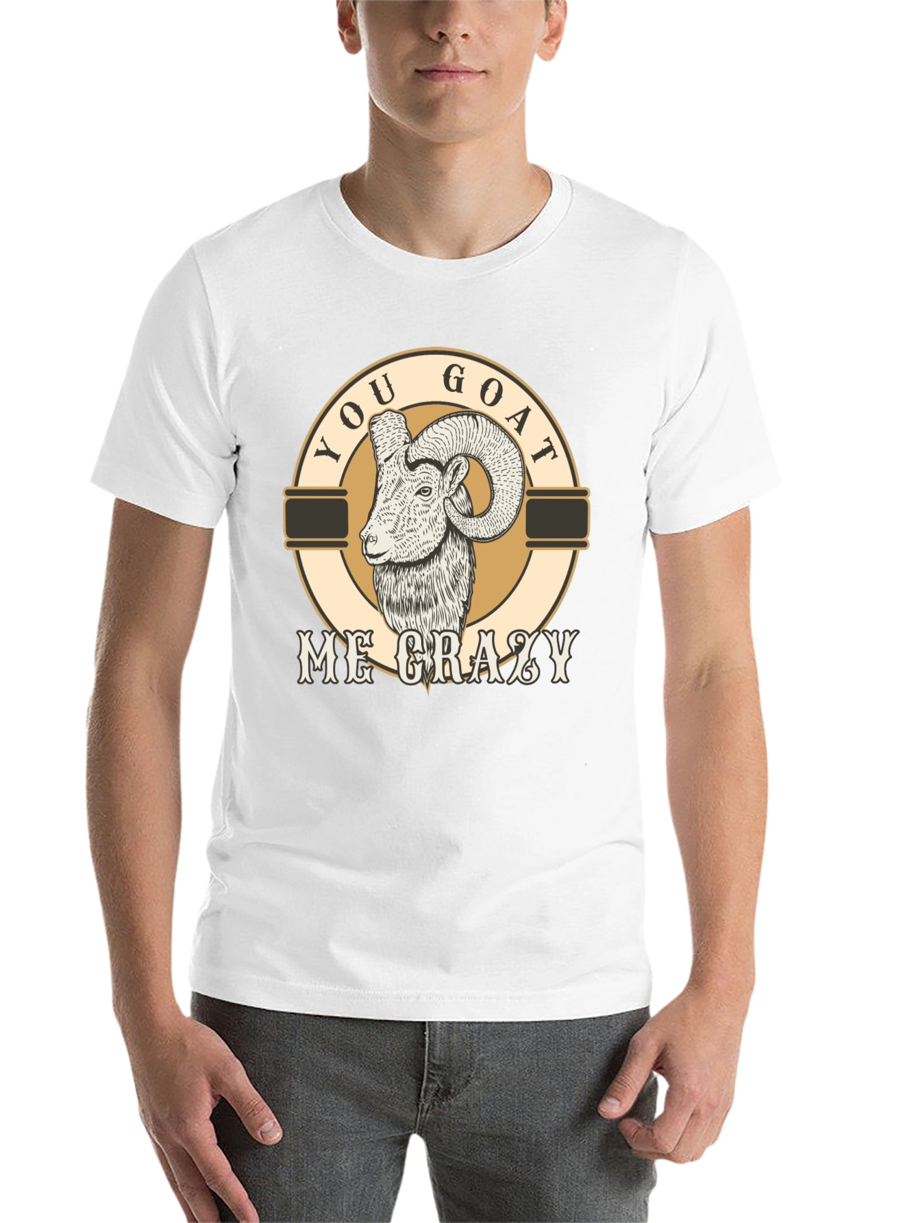 Black You Goat Me Crazy Graphic T-Shirt view 14