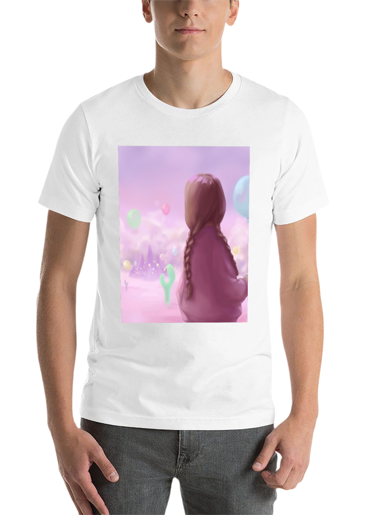 Black Pastel Dreams T-Shirt - Unique Graphic Tee view 14