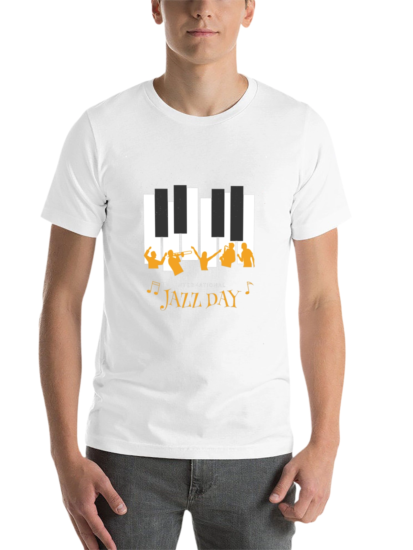 Black International Jazz Day Black T-Shirt view 14