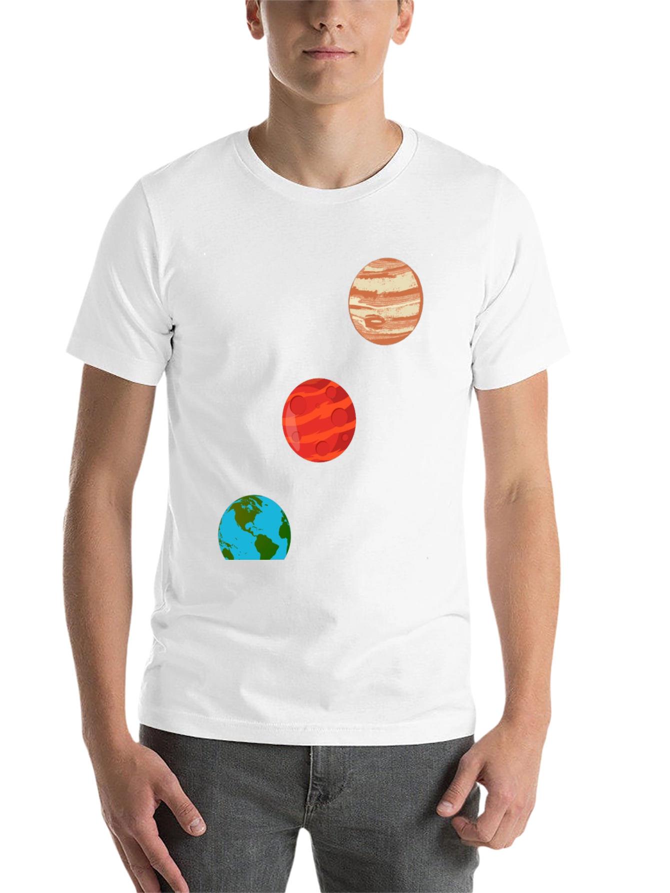 Black Planet T-Shirt - Space Design view 14