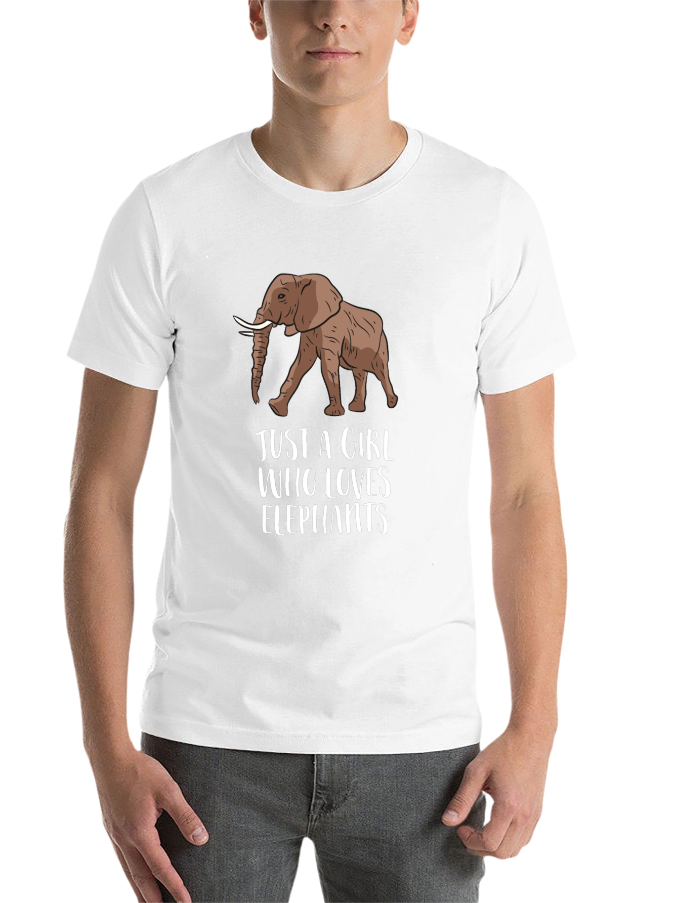 Black Elephant Lover Graphic Tee - Unisex Black T-Shirt view 14