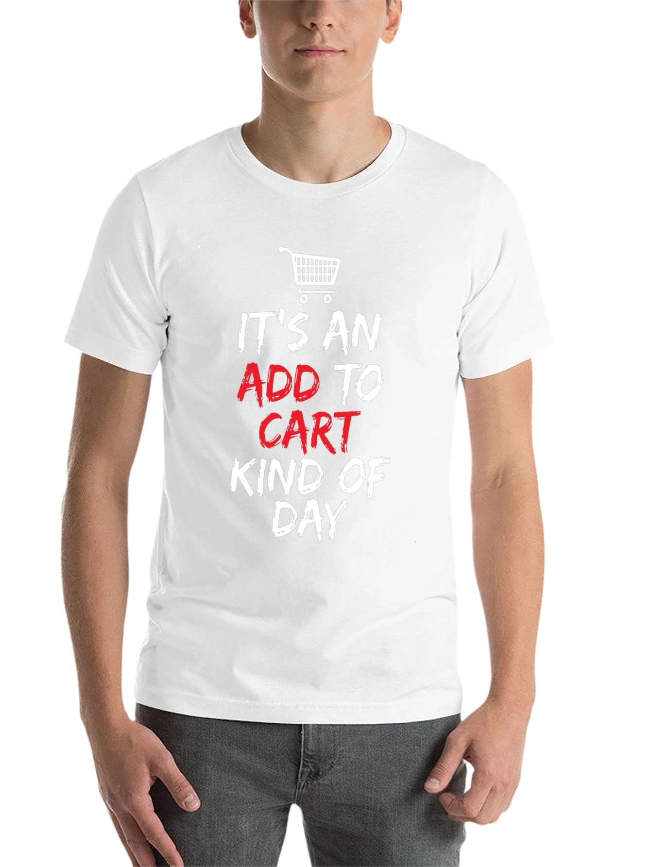 Black Add to Cart Day Graphic T-Shirt - Black view 14