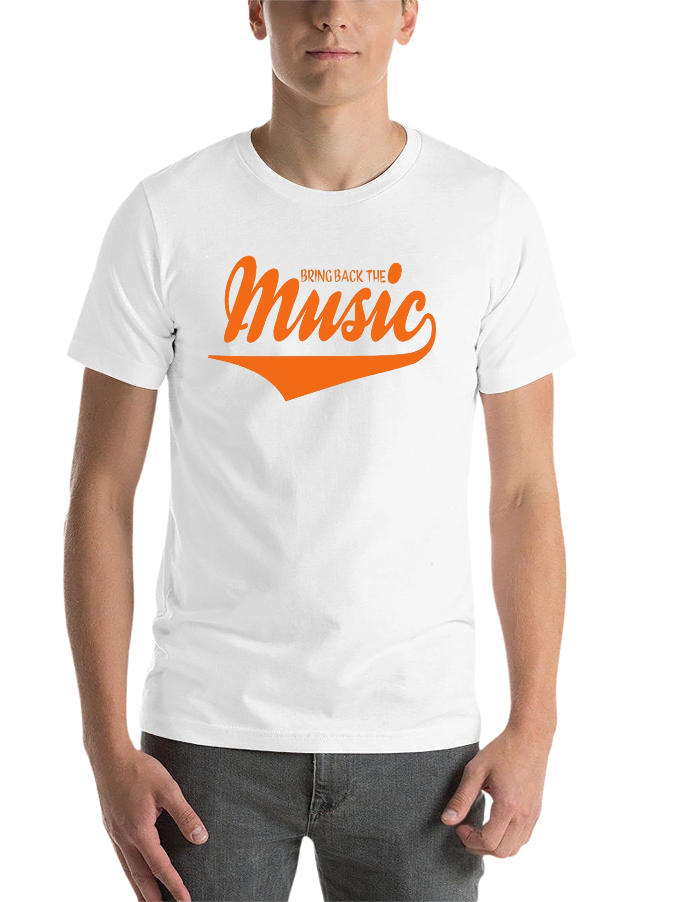 Black Bring Back The Music Graphic Tee view 14