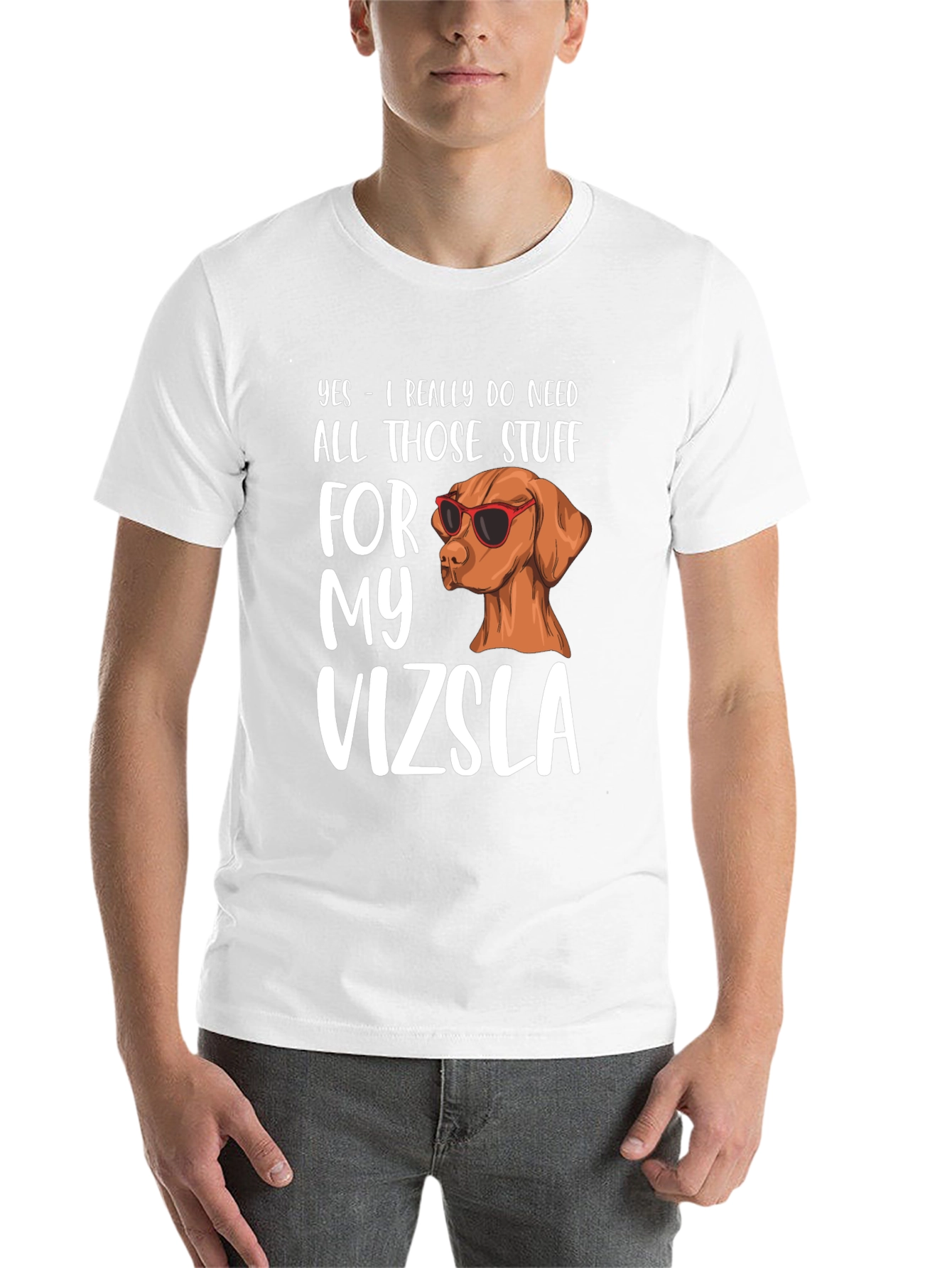 Black Vizsla Dog Lover T-Shirt - Funny Pet Owner Tee view 14
