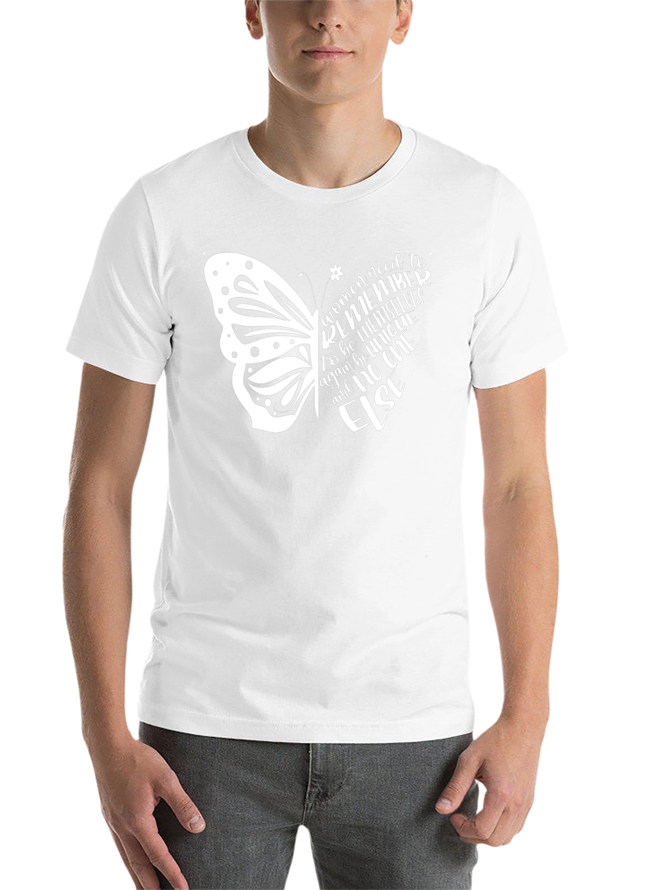 Black Butterfly Women Empowerment T-Shirt view 14