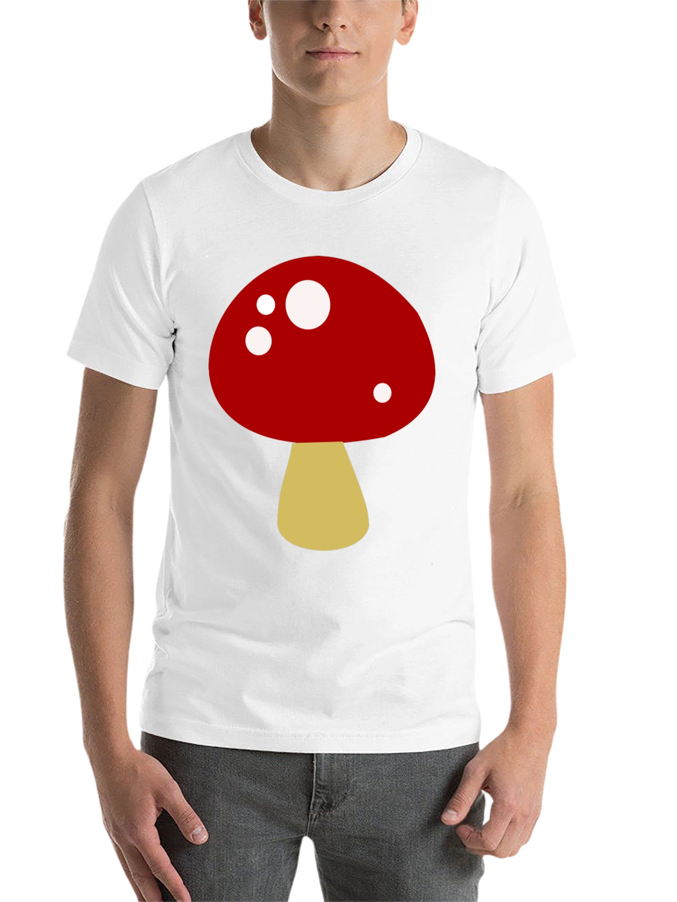 Black Mushroom Graphic Tee - Fun, Casual Style view 14