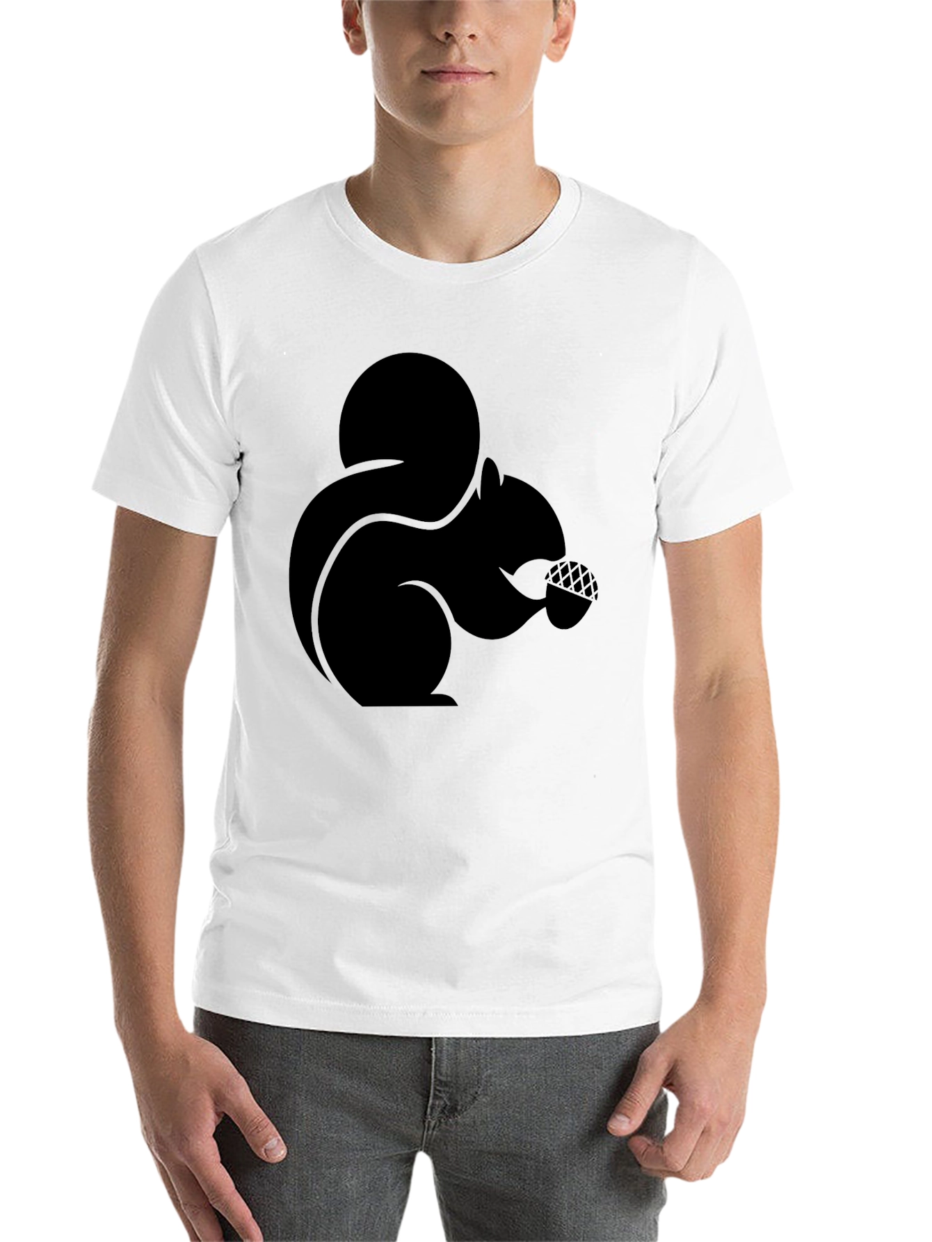 Black Black Squirrel Graphic Tee - Nature Lover's Gift view 14