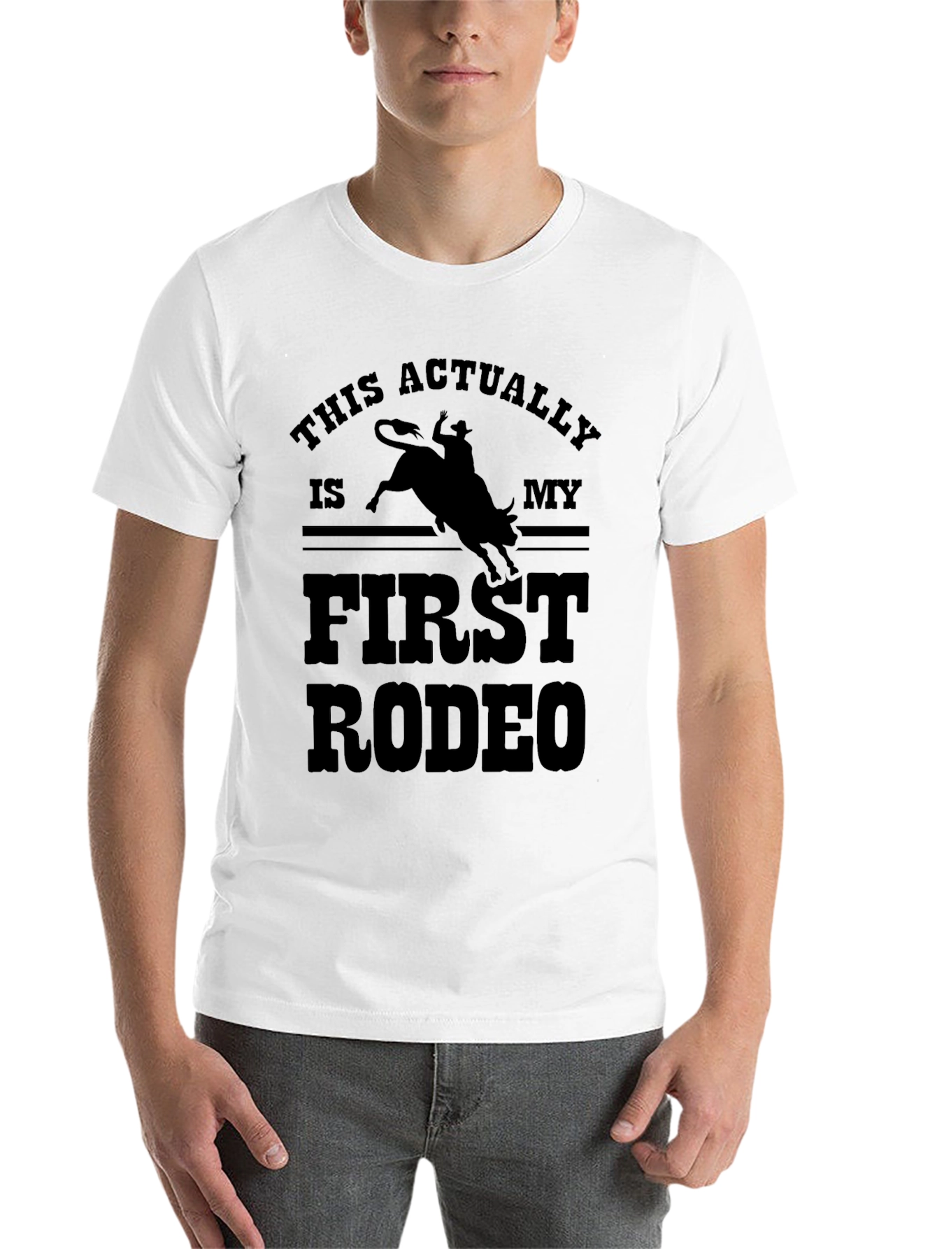Black First Rodeo Graphic Tee - Black view 14