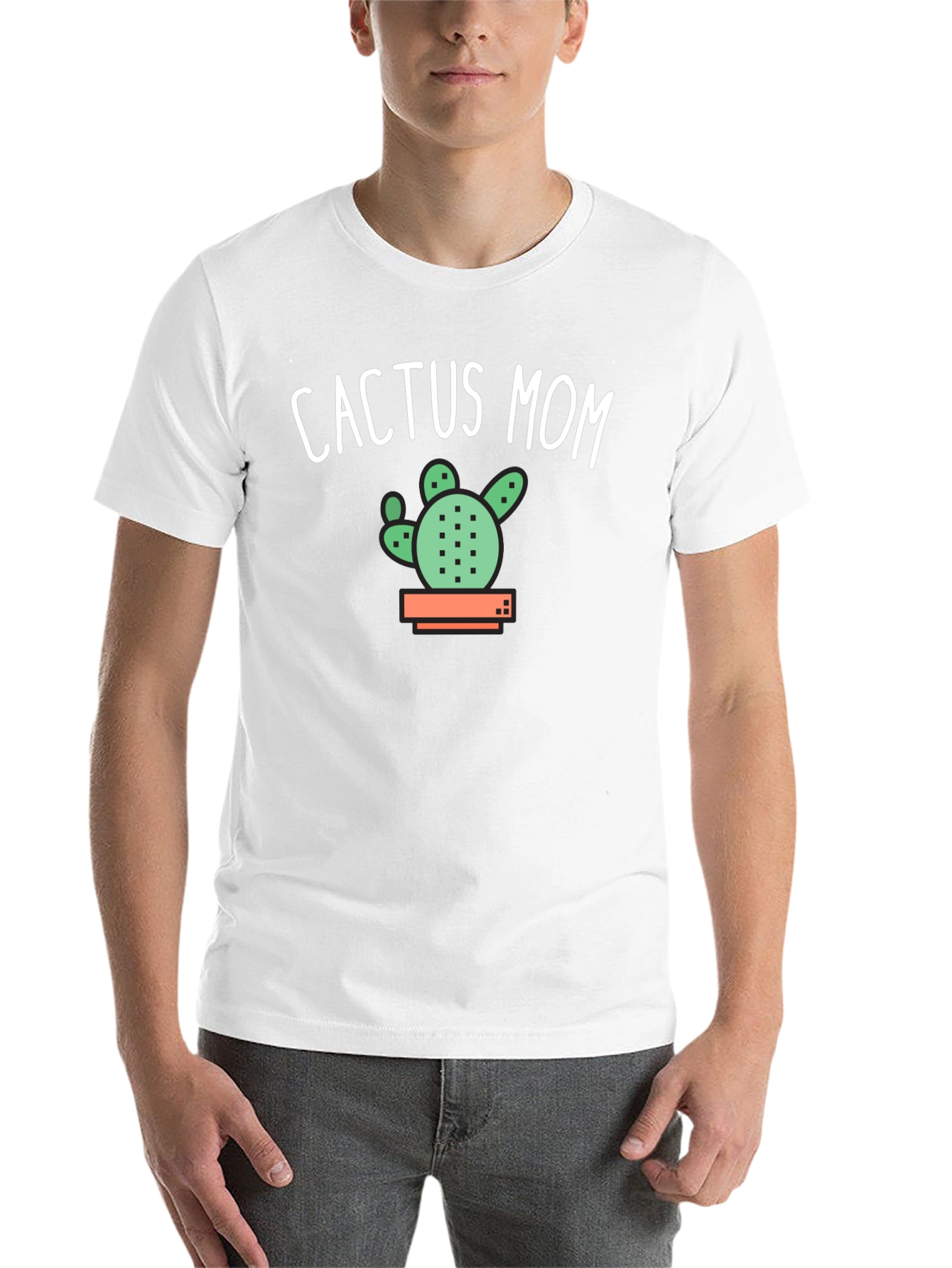 Cactus Mom Graphic Tee - Black - 14