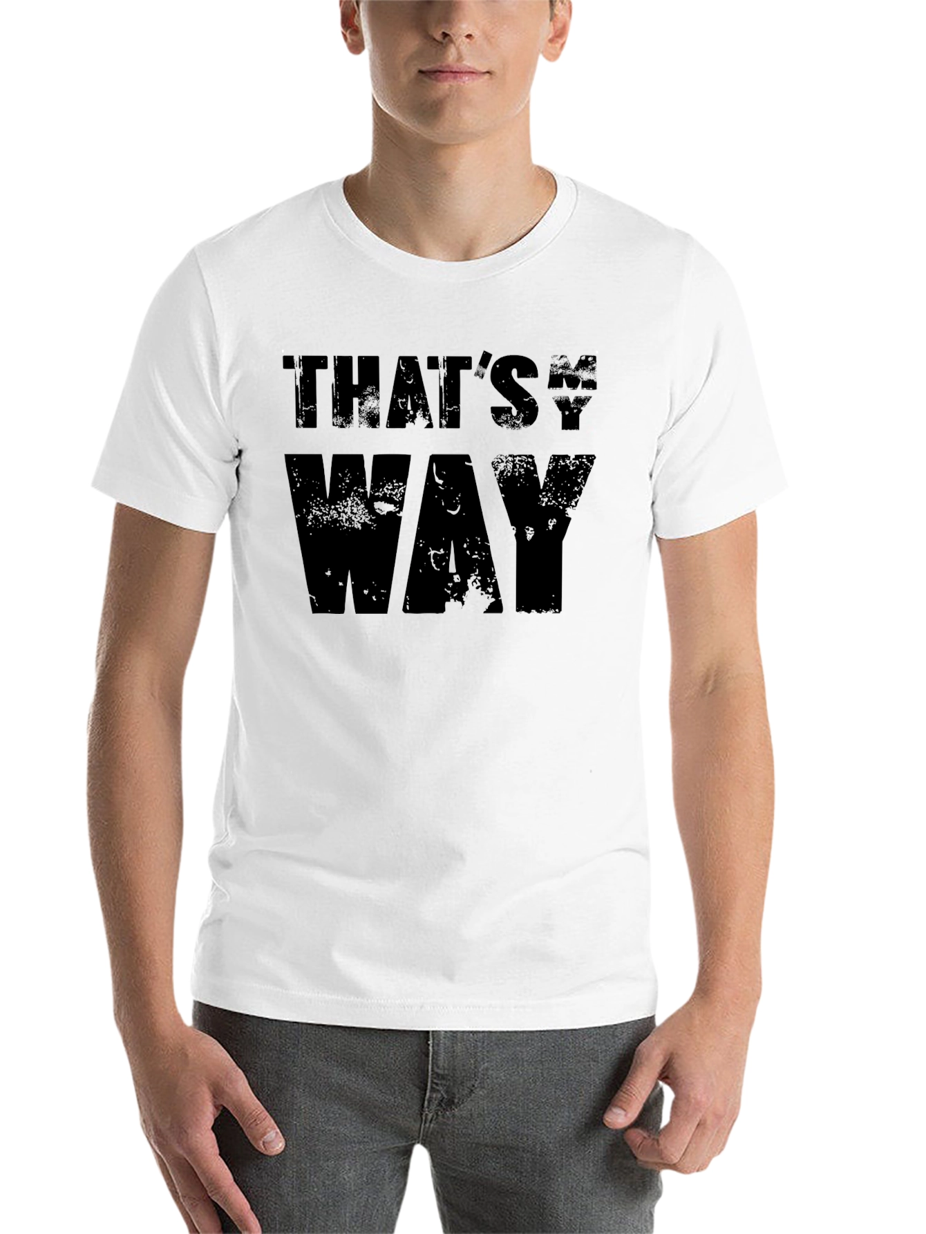 Black That's My Way Black Graphic Tee view 14