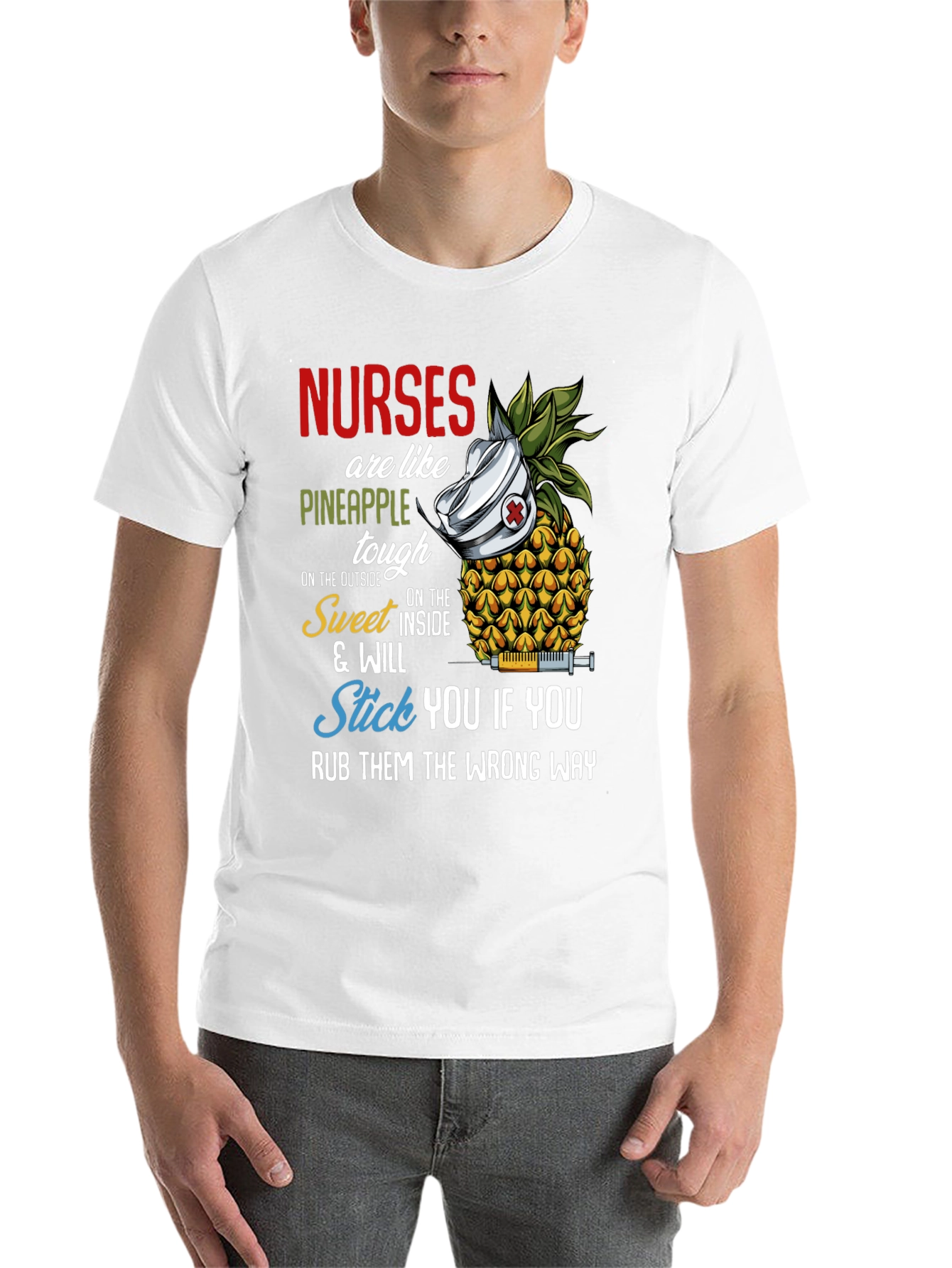 Black Nurses Are Like Pineapple Funny T-Shirt view 14