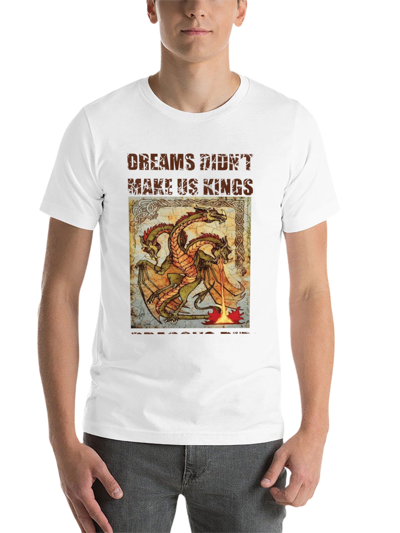 Black Dreams Didn't Make Us Kings Dragon Graphic Tee view 14