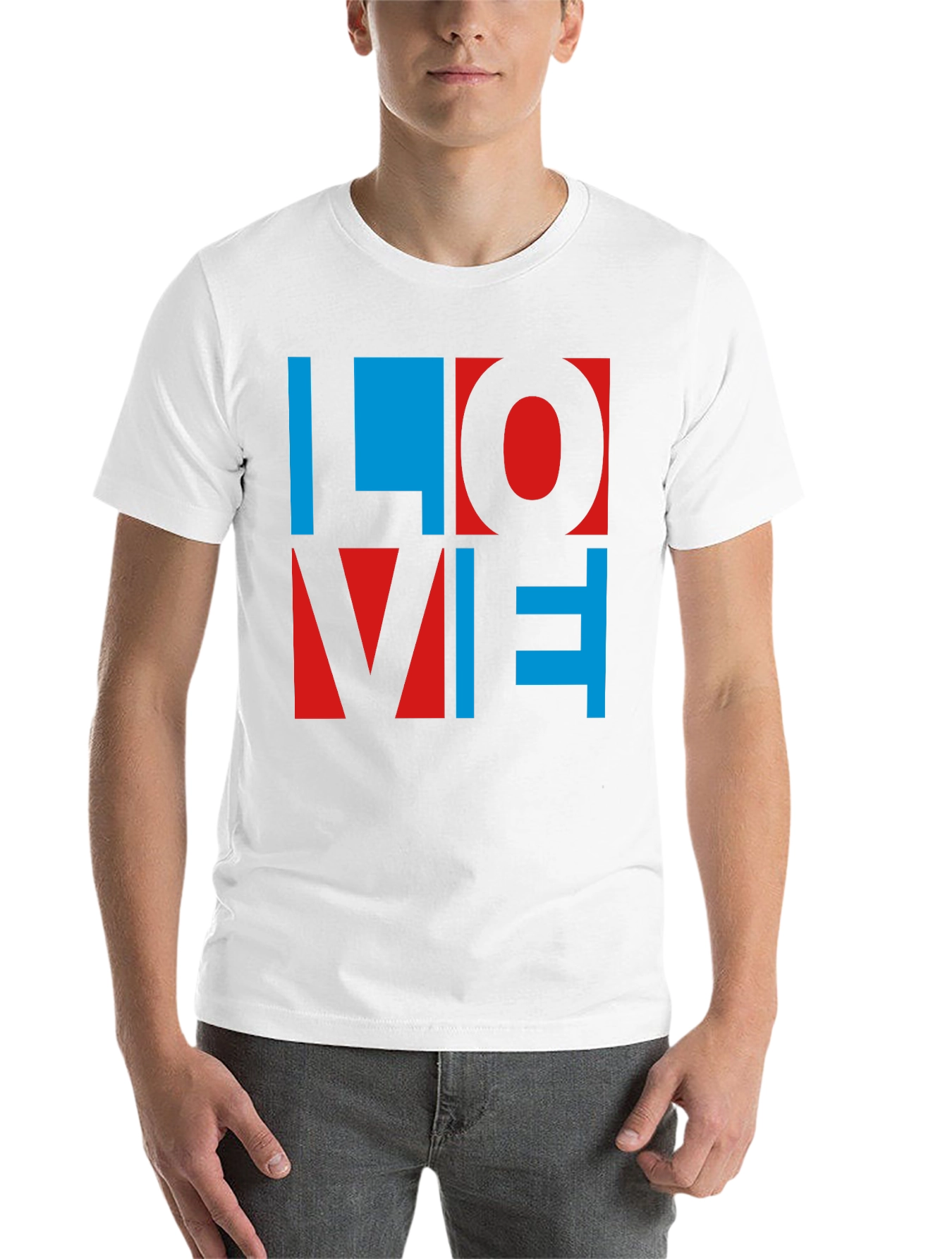 Black LOVE Graphic Tee - Bold & Colorful view 14