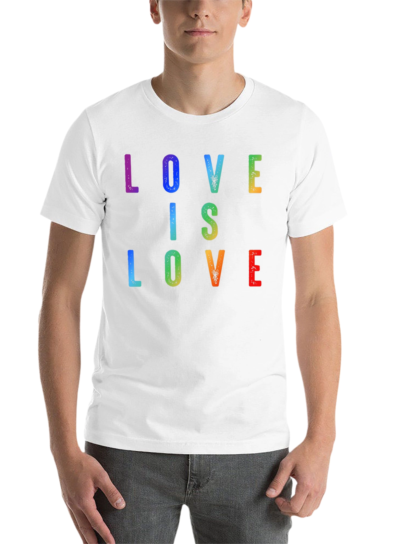 Black Love is Love Rainbow T-Shirt view 14