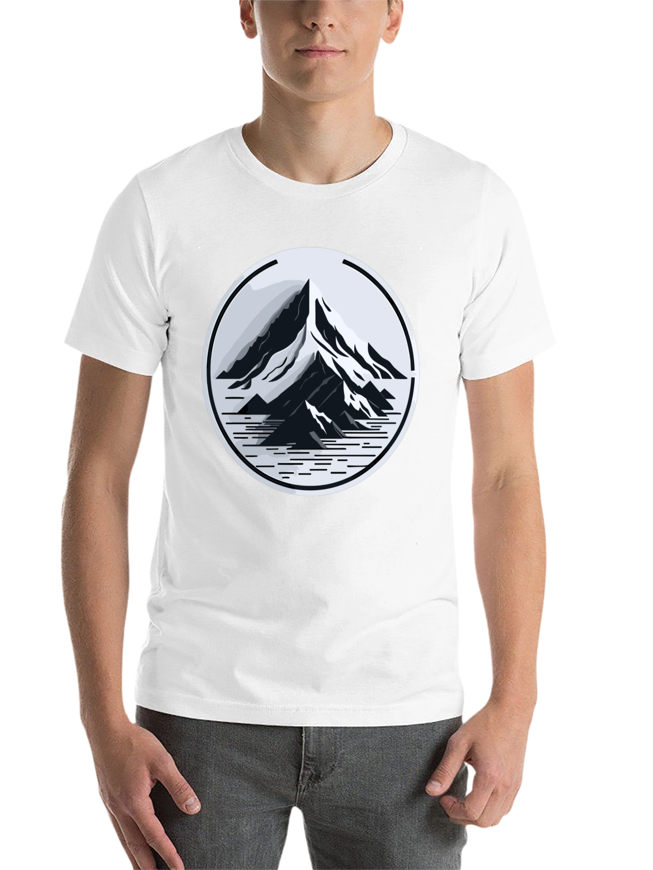 Black Mountain Peak Graphic Tee - Adventure Ready Style view 14