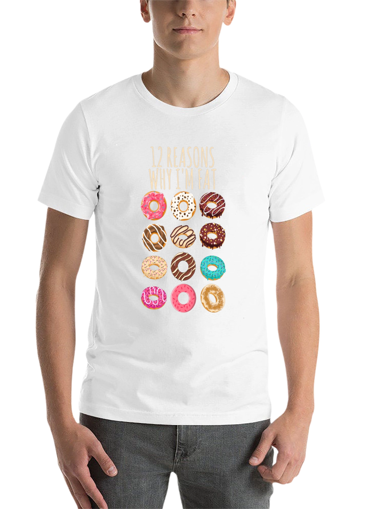 Black Donut Lover's T-Shirt: 12 Reasons Why I'm Fat view 14