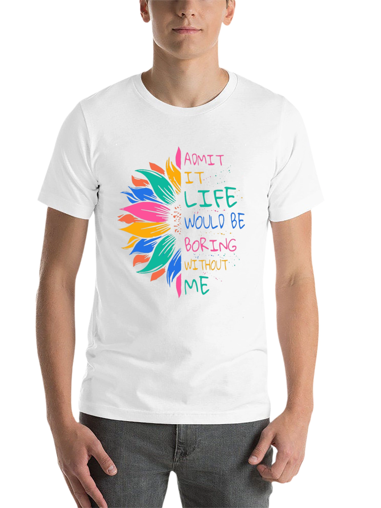 Black Sunflower Graphic Tee - Admit It Life Would Be Boring view 14