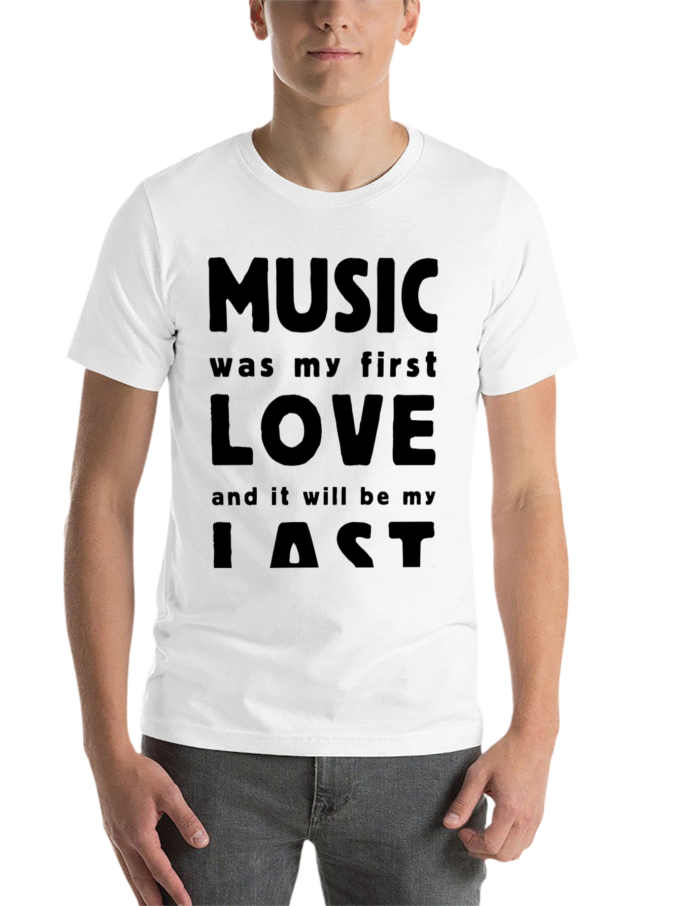 Black Music is My First Love T-Shirt - Soft Cotton Blend view 14