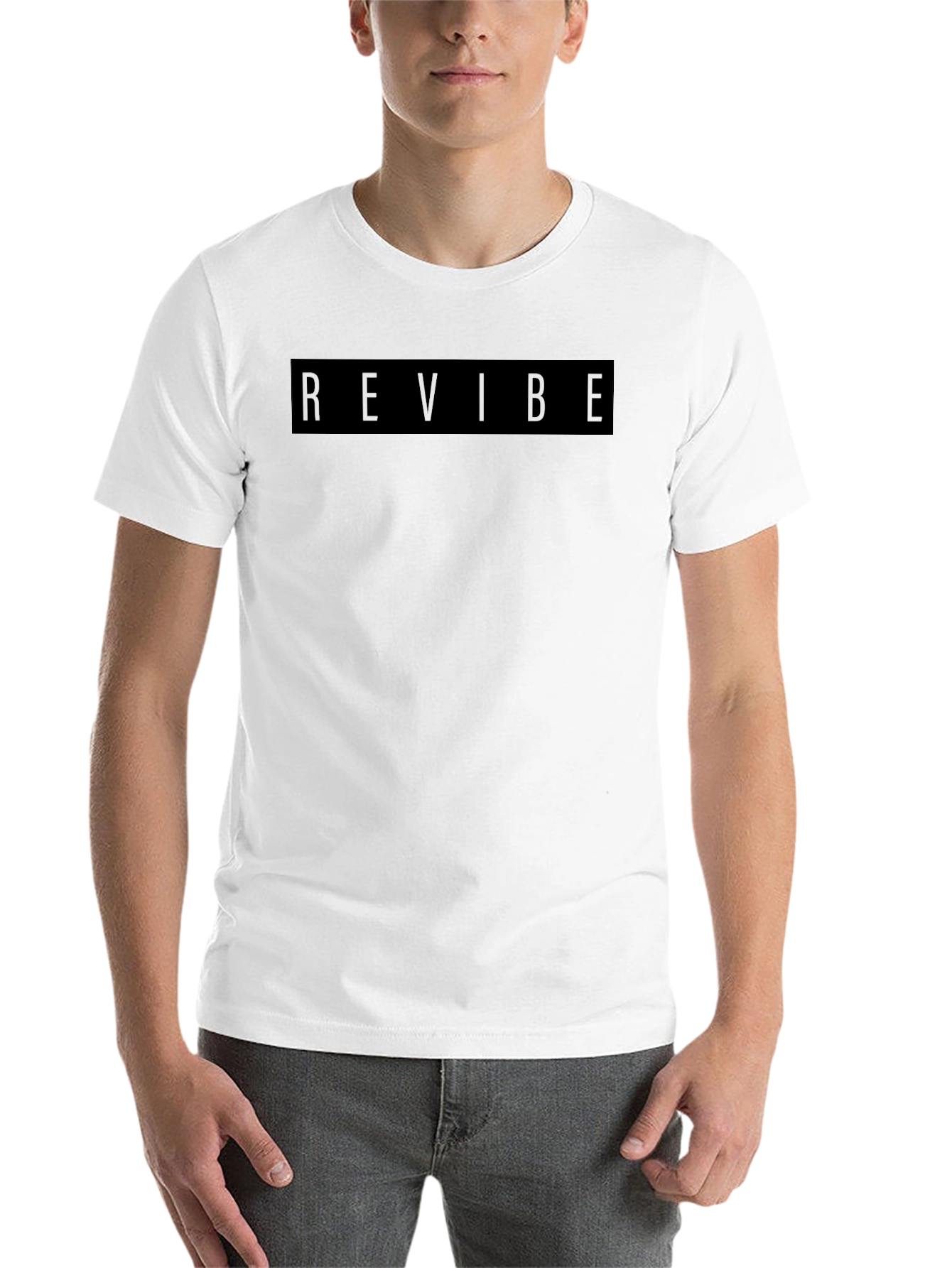 Black Revibe Black Graphic Tee - Men's Casual Fashion view 14
