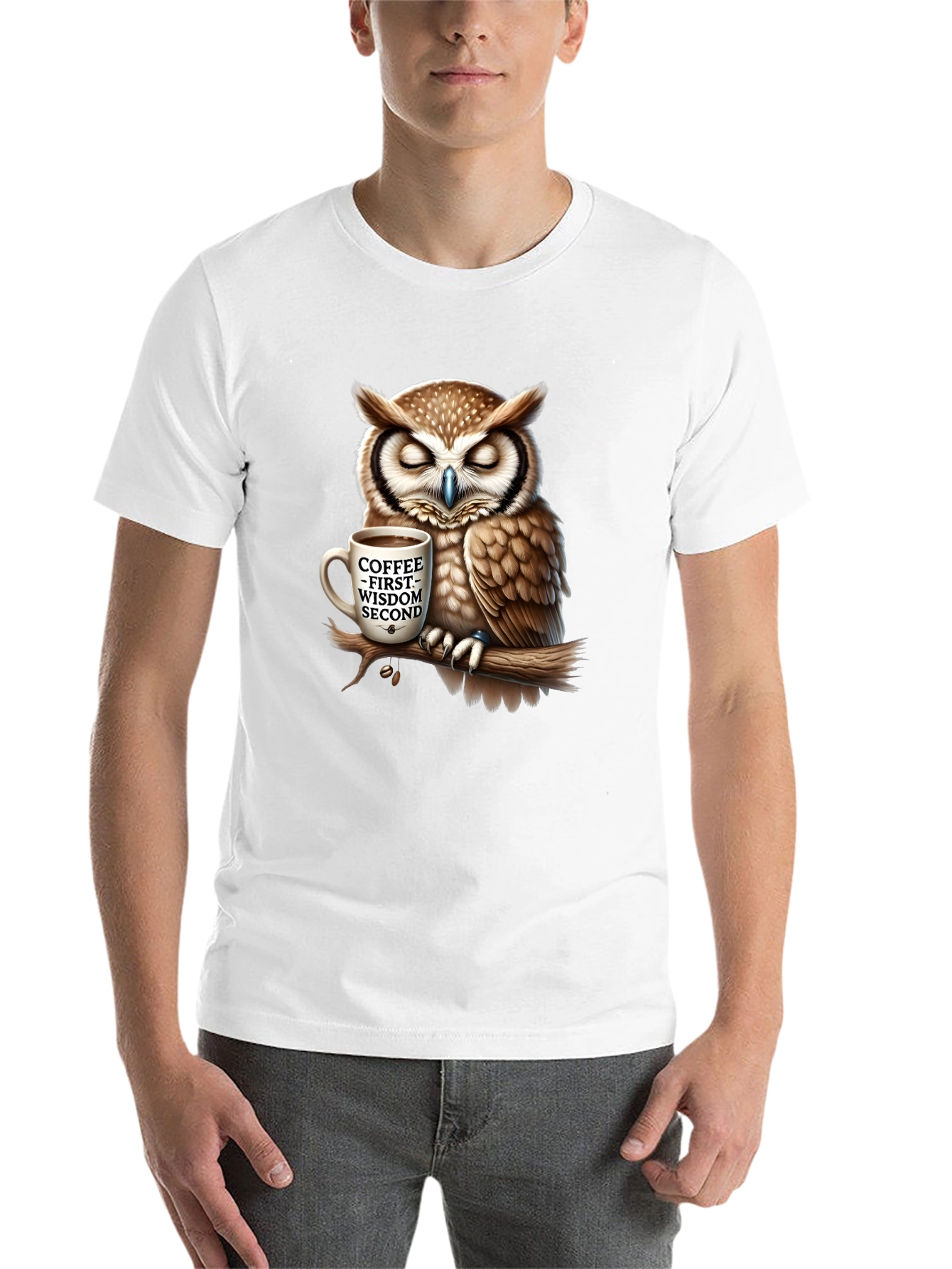 Black Owl Coffee Wisdom Graphic Tee view 14