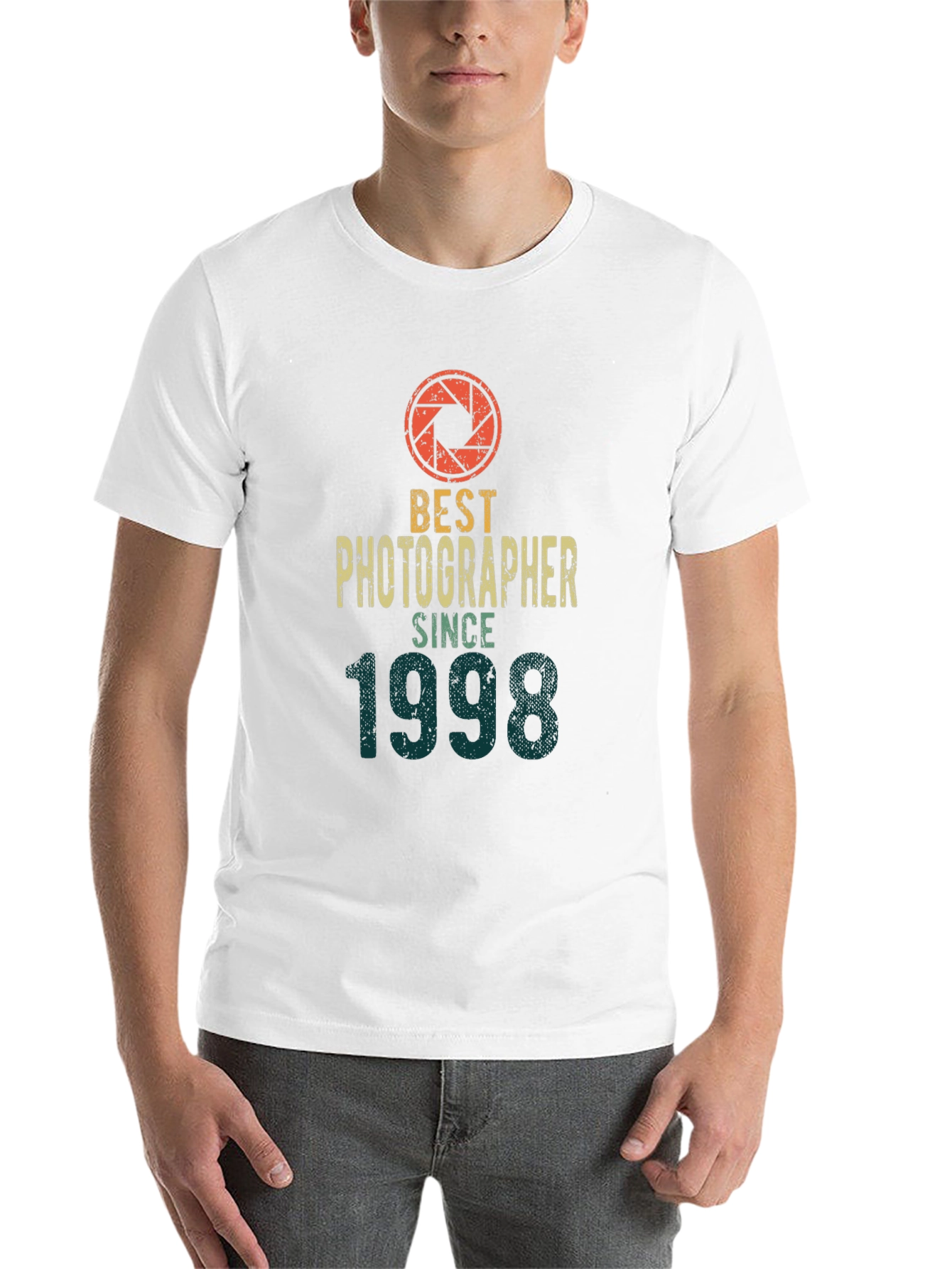 Black Best Photographer Since 1998 T-Shirt view 14