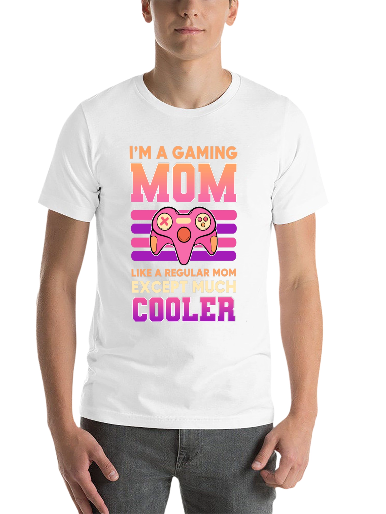 Gaming Mom Graphic T-Shirt - Gamer Mother Tee - 14