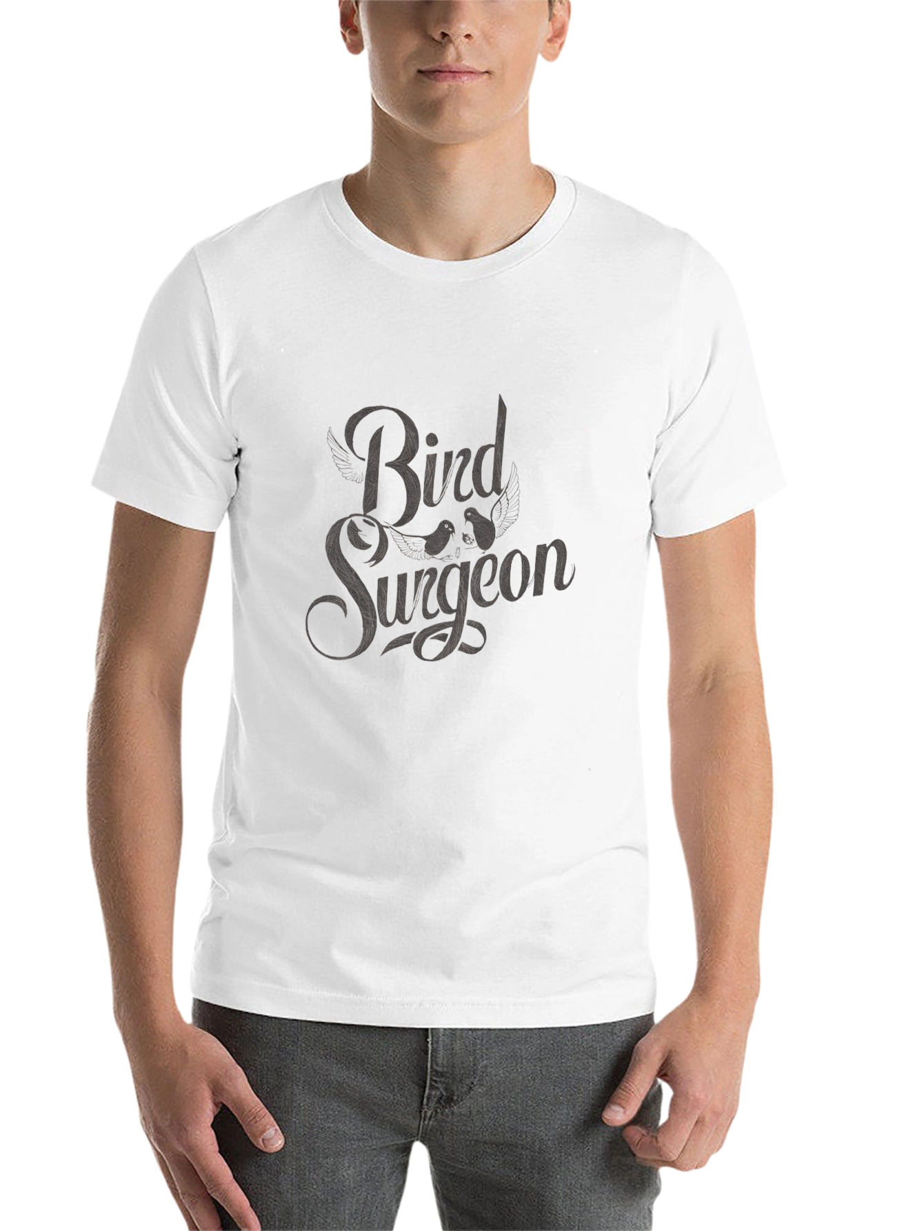Black Bird Surgeon T-Shirt - Quirky Graphic Tee view 14