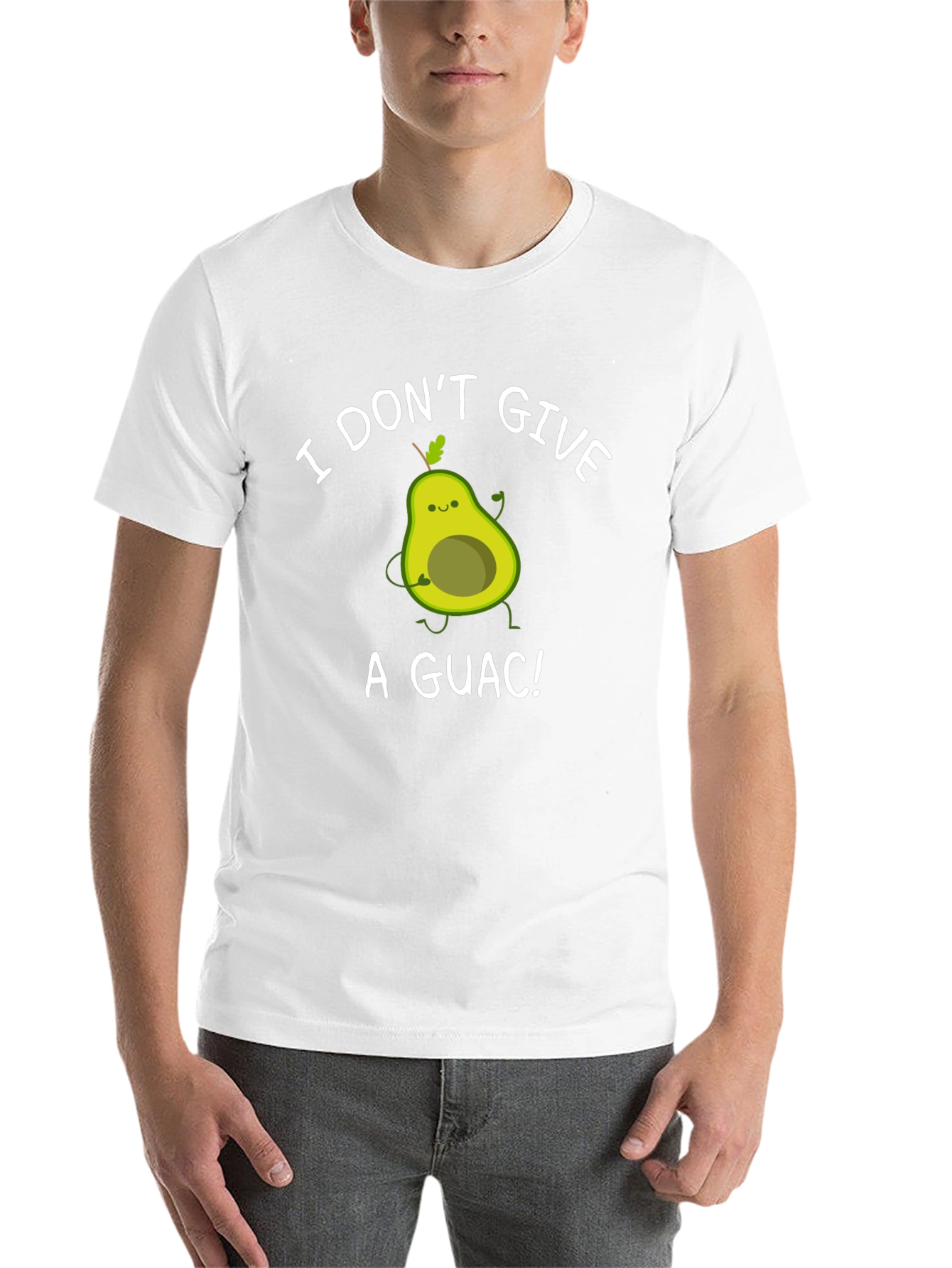 Black Funny Avocado Graphic T-Shirt view 14