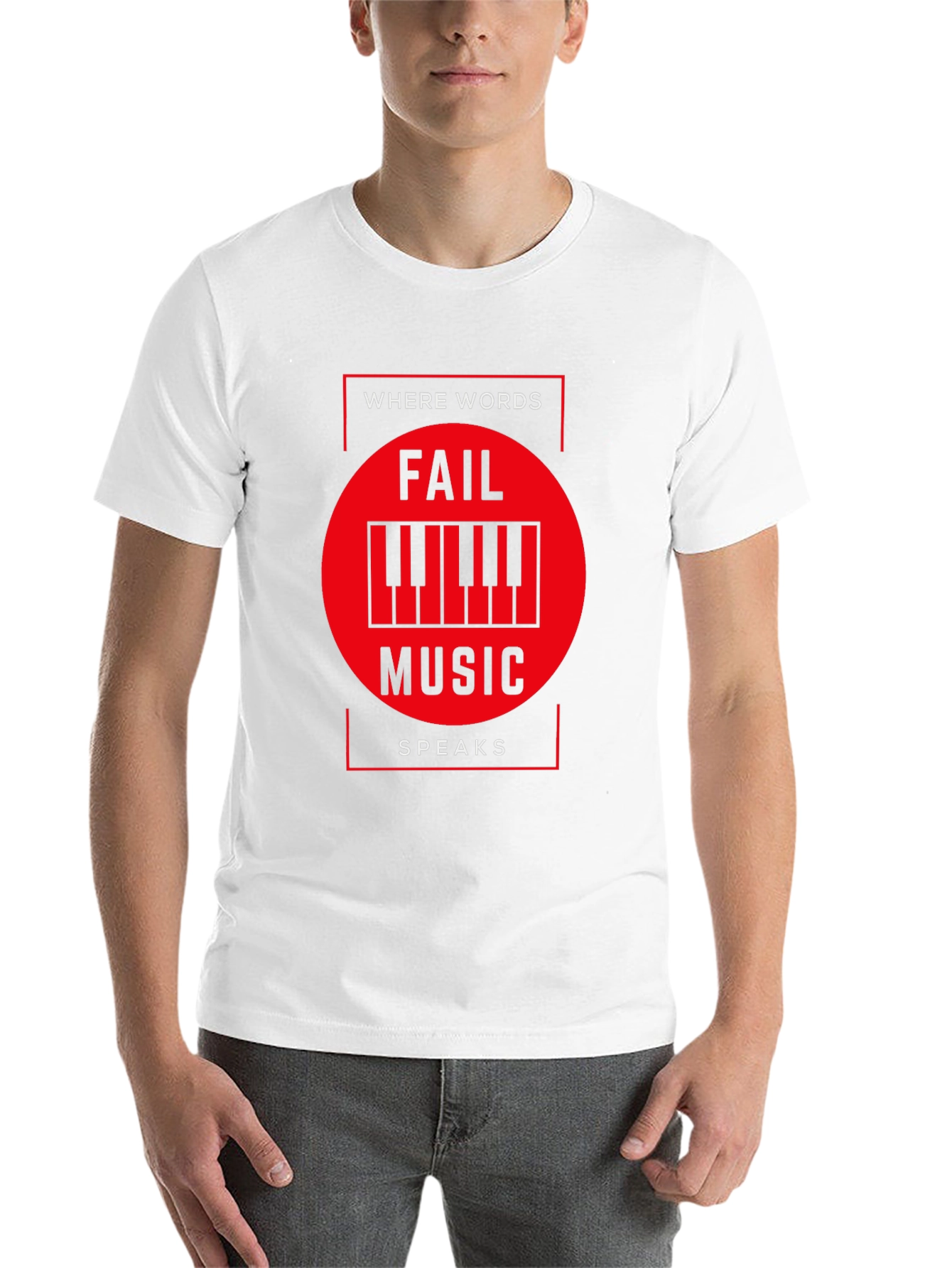 Black Music Speaks T-Shirt - Where Words Fail view 14