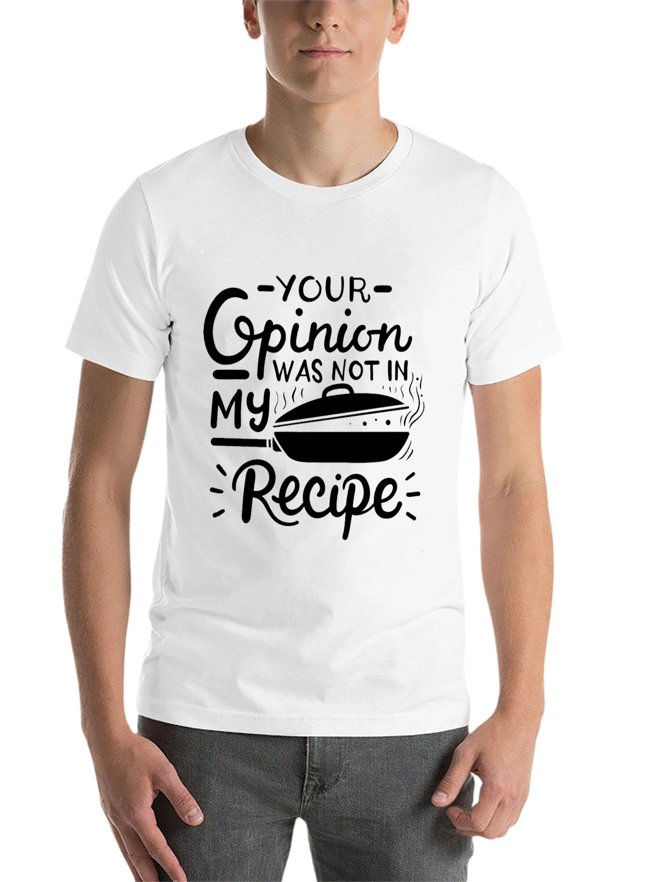 Black Opinion Not in My Recipe T-Shirt view 14