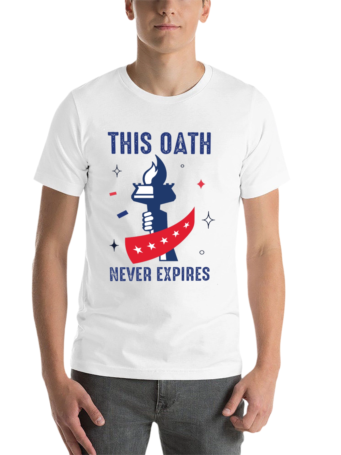 Black This Oath Never Expires Patriotic T-Shirt view 14