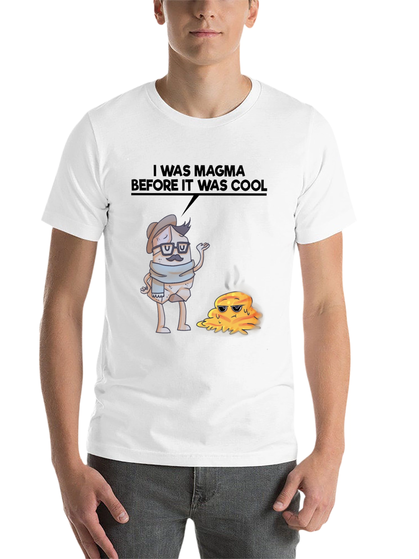 Black I Was Magma Before It Was Cool T-Shirt view 14