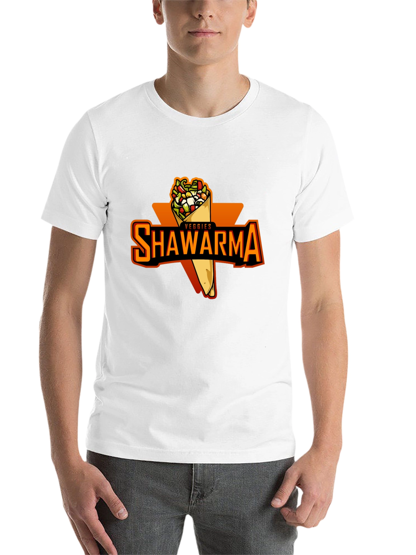 Veggie Shawarma T-shirt - Unisex Graphic Tee - 14