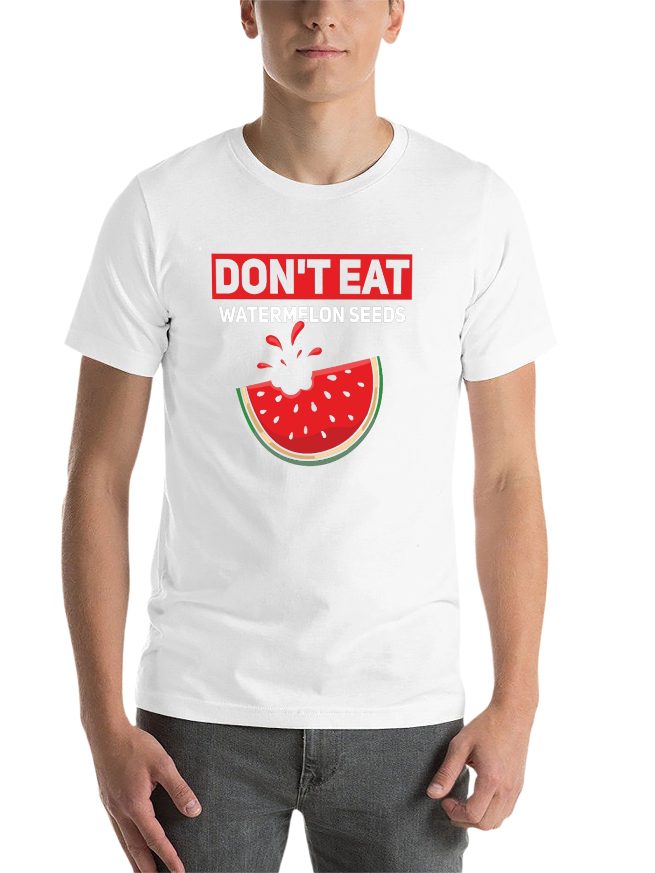 Black Don't Eat Watermelon Seeds Graphic T-Shirt view 14