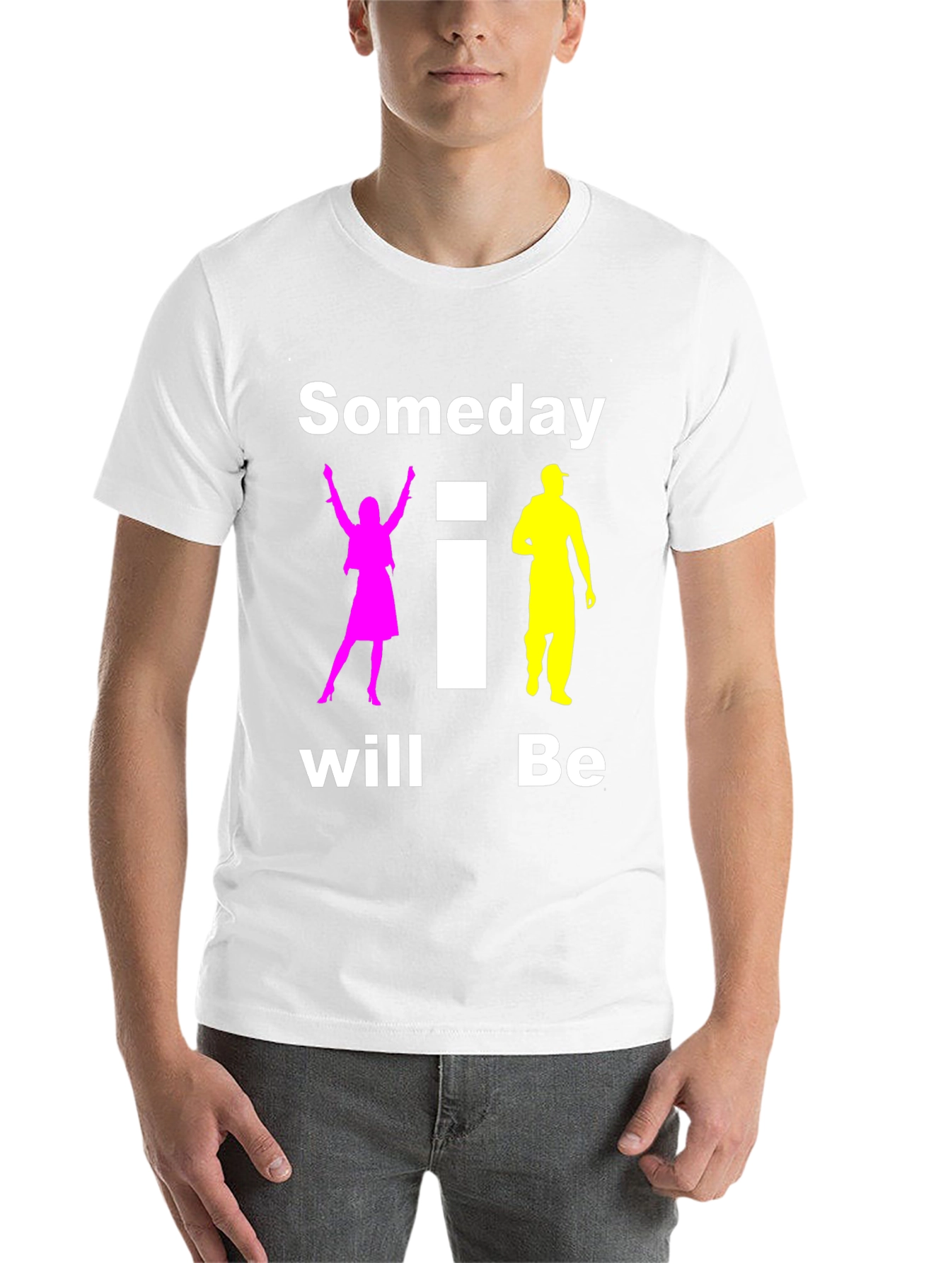 Black Someday I will Be T-Shirt Black Cotton view 14