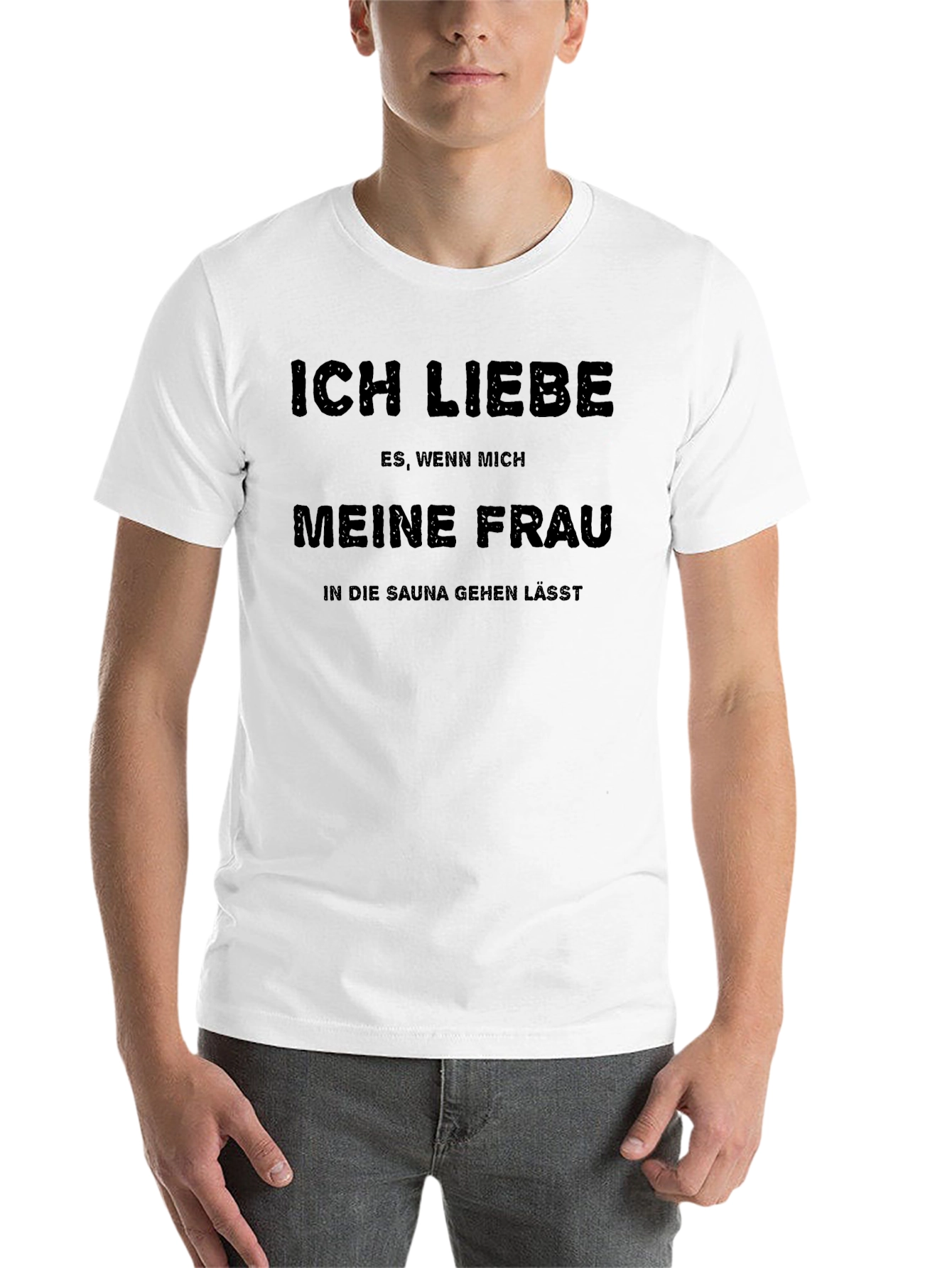 Black Ich Liebe Meine Frau Sauna T-Shirt - Black view 14
