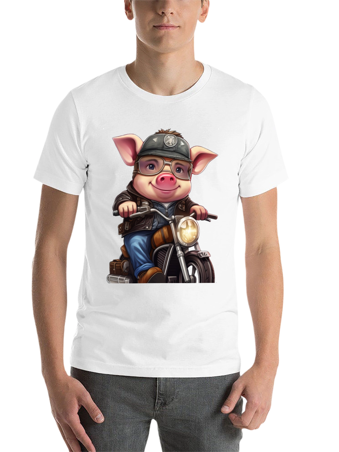Pig Biker T-Shirt - 14