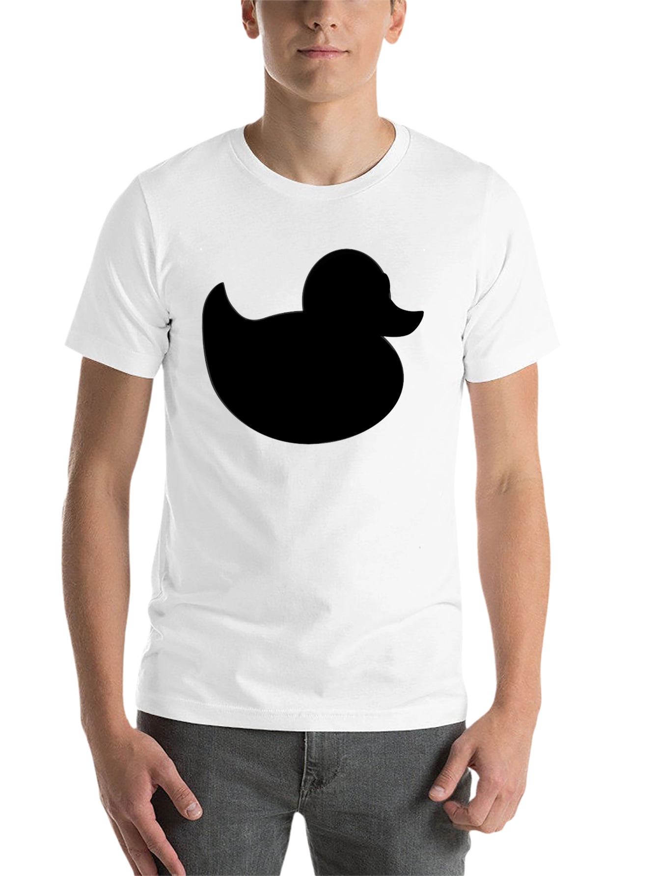 Black Black Rubber Duck Graphic T-Shirt view 14