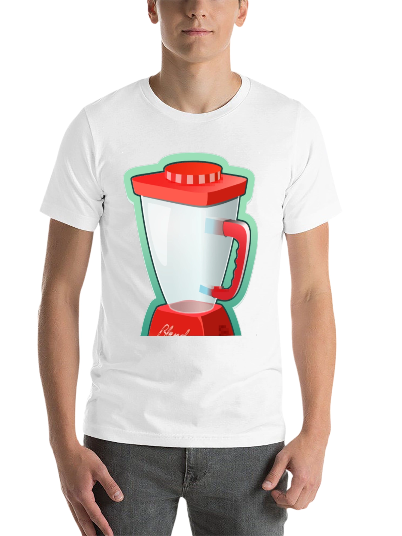 Black Blend Graphic Tee - Black Cotton T-Shirt view 14